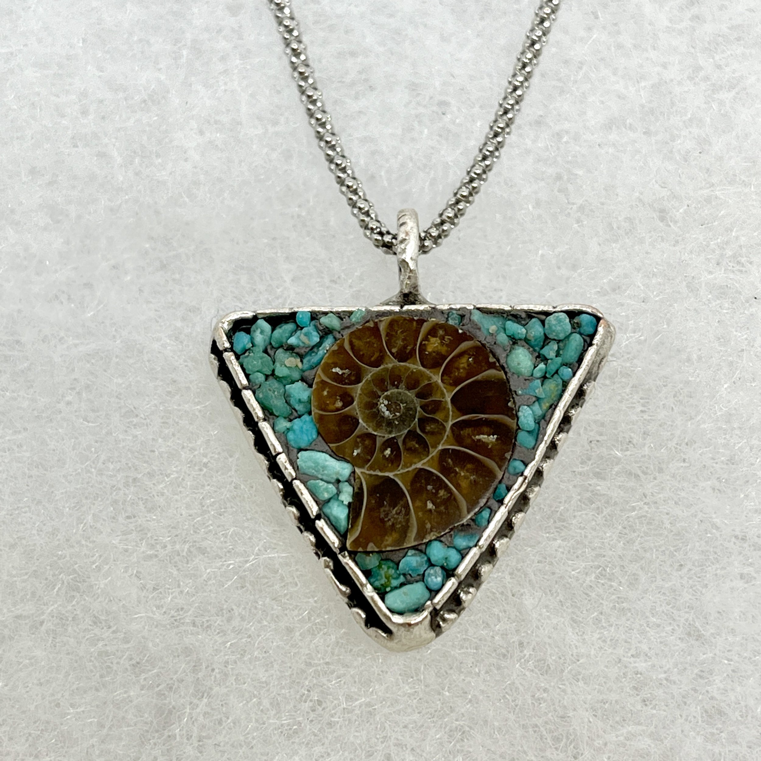 Ammonite Turquoise Triangle Necklace.jpeg
