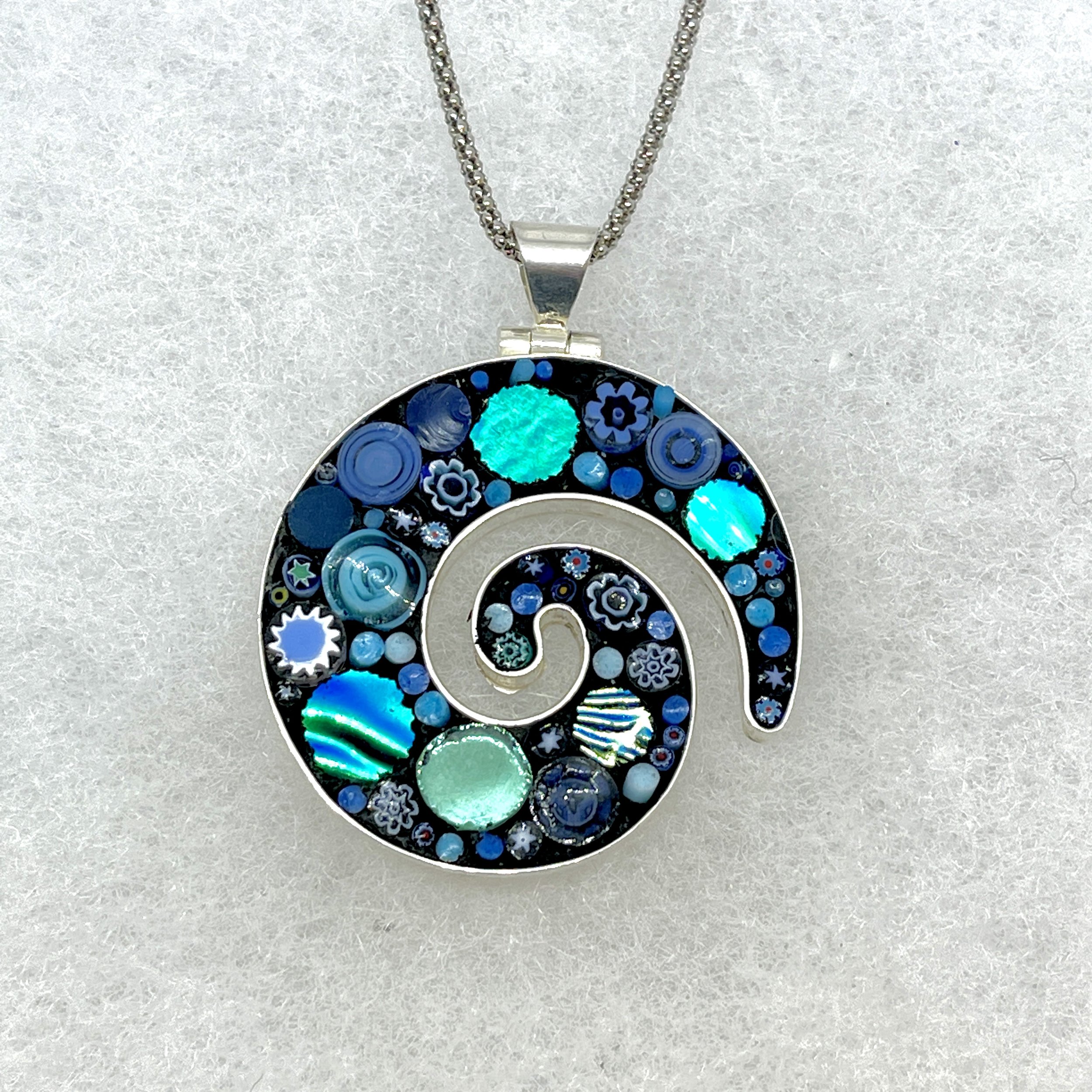 Blue Happy Dot Sm Koru Necklace.jpeg