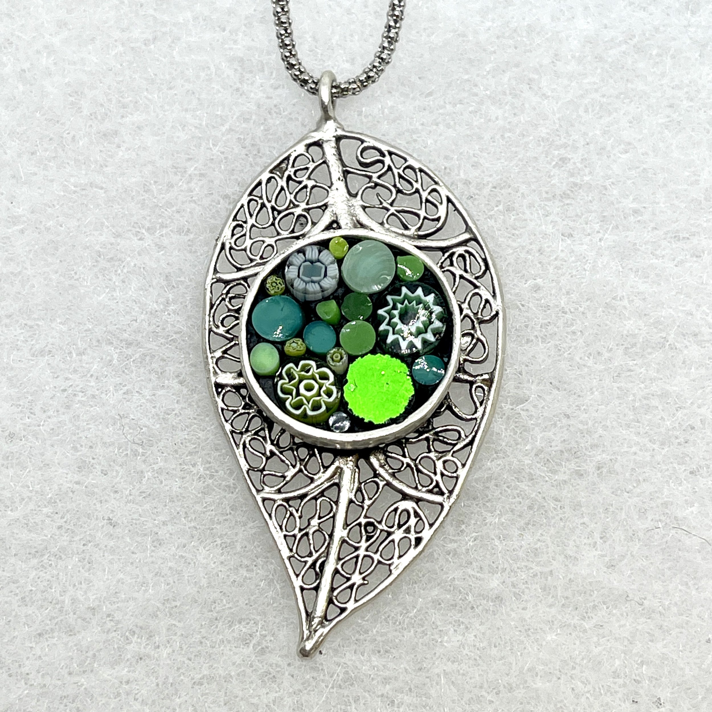 Green Dot Leaf Necklace.jpeg