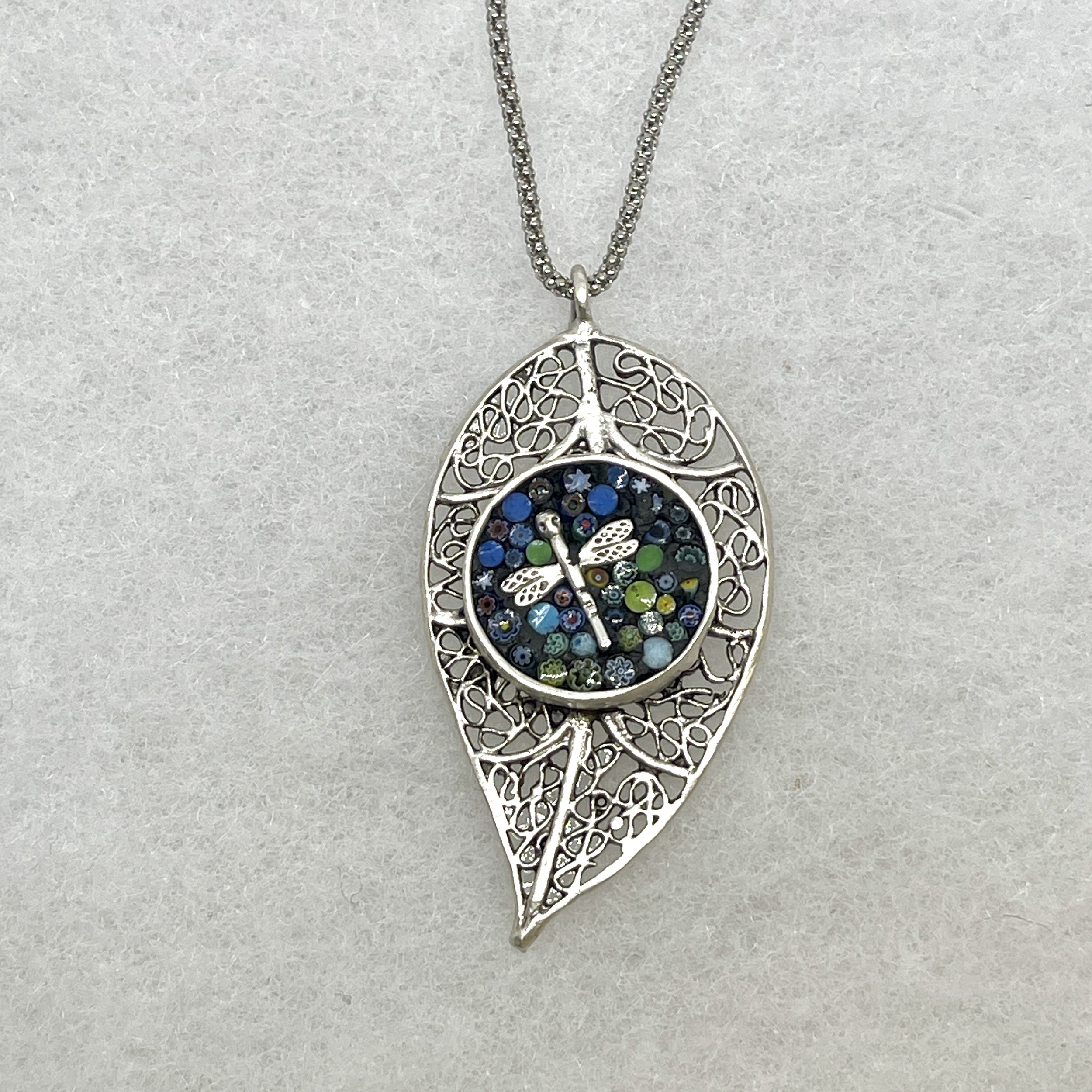 Dragonfly Leaf Necklace.jpeg