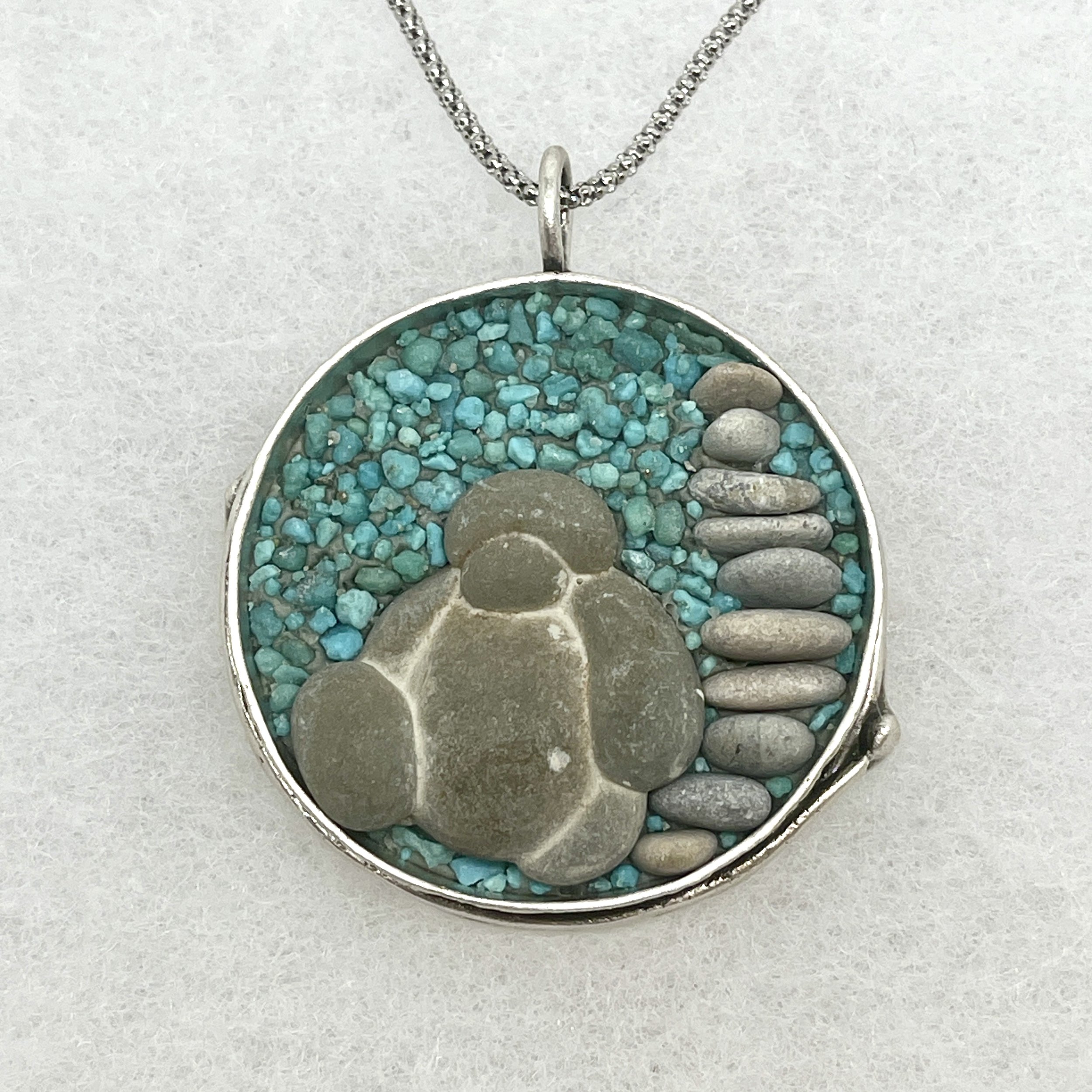 Goddess Stone:Pebble Cairn:Turquoise.jpeg