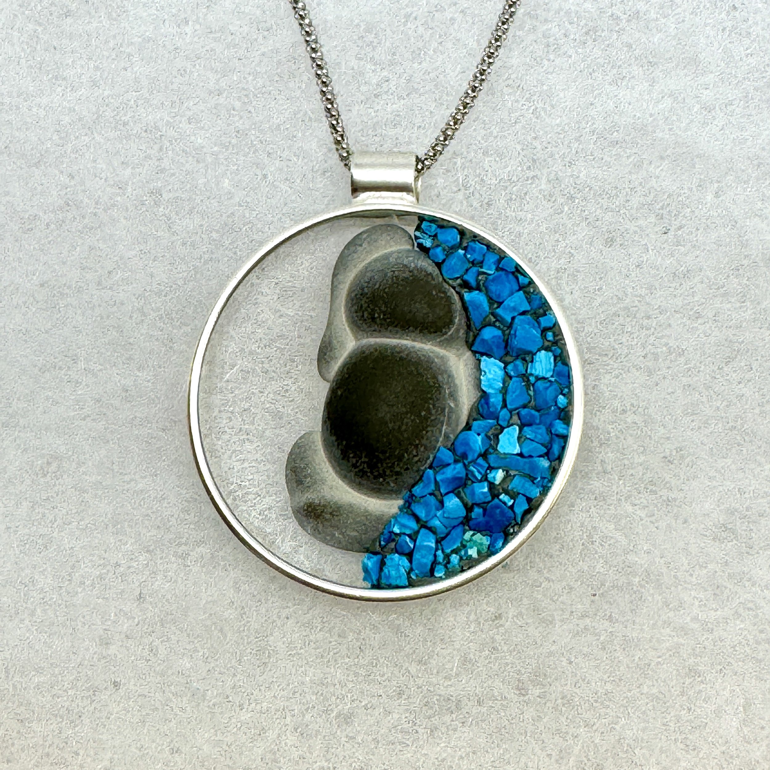 1.5%22 open circle Goddess Stone:Chrysacolla.jpeg