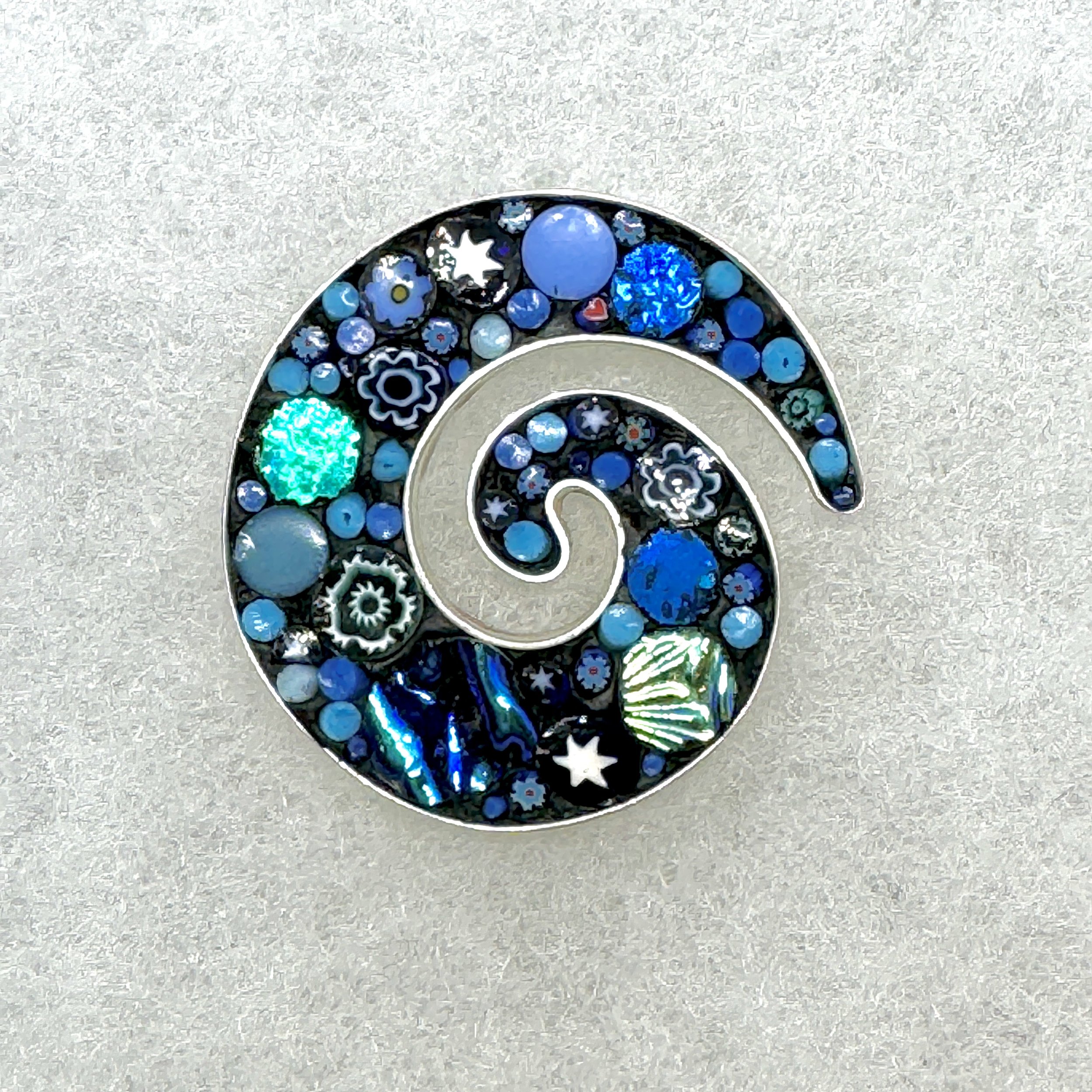 Small Koru Blue Brooch.jpeg