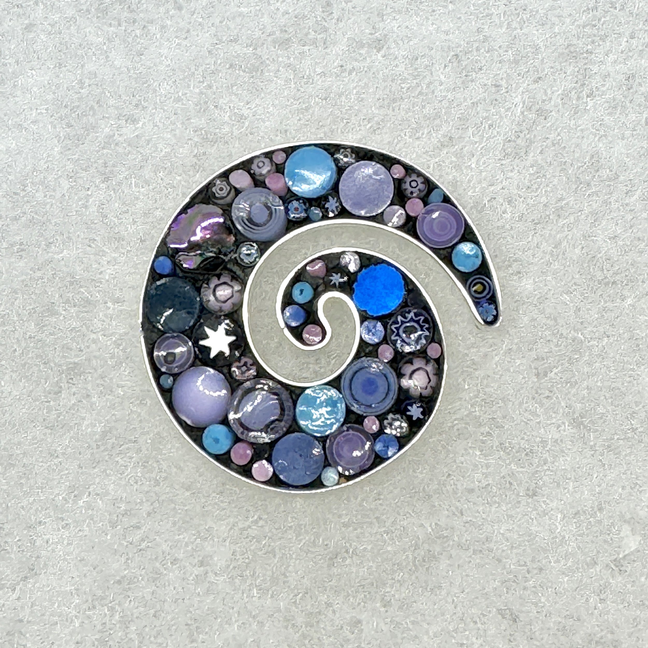 Small Koru Purple:Blue Brooch.jpeg