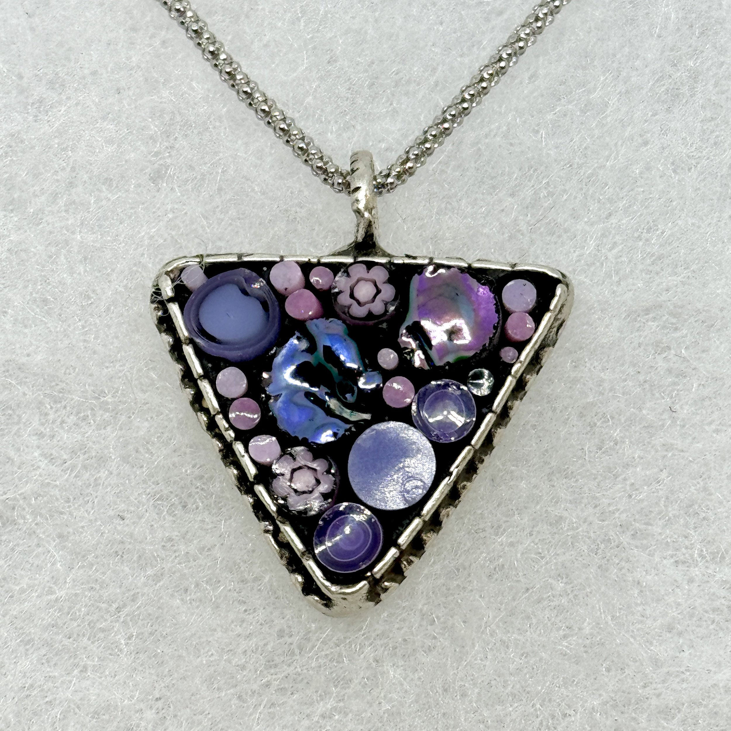 Purple Happy Dot Triangle Necklace.jpeg