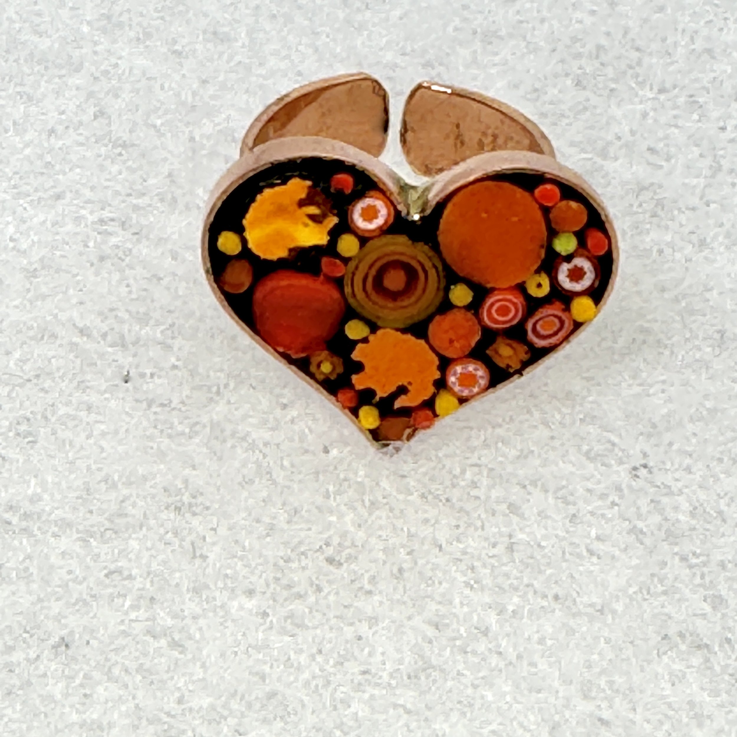 Orange Dot Heart Copper Ring.jpeg