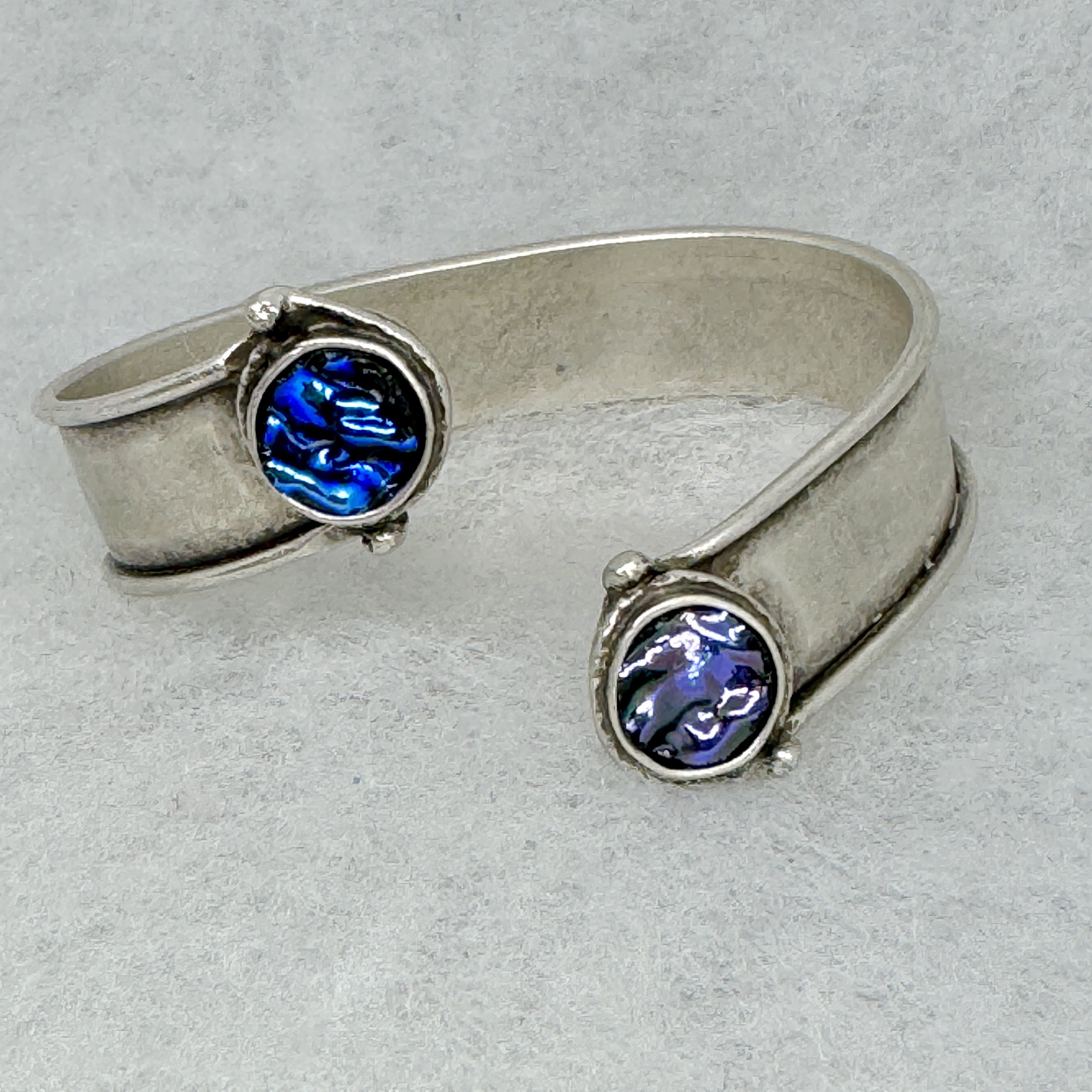 Blue:Purple Double Dichro Bracelet.jpeg