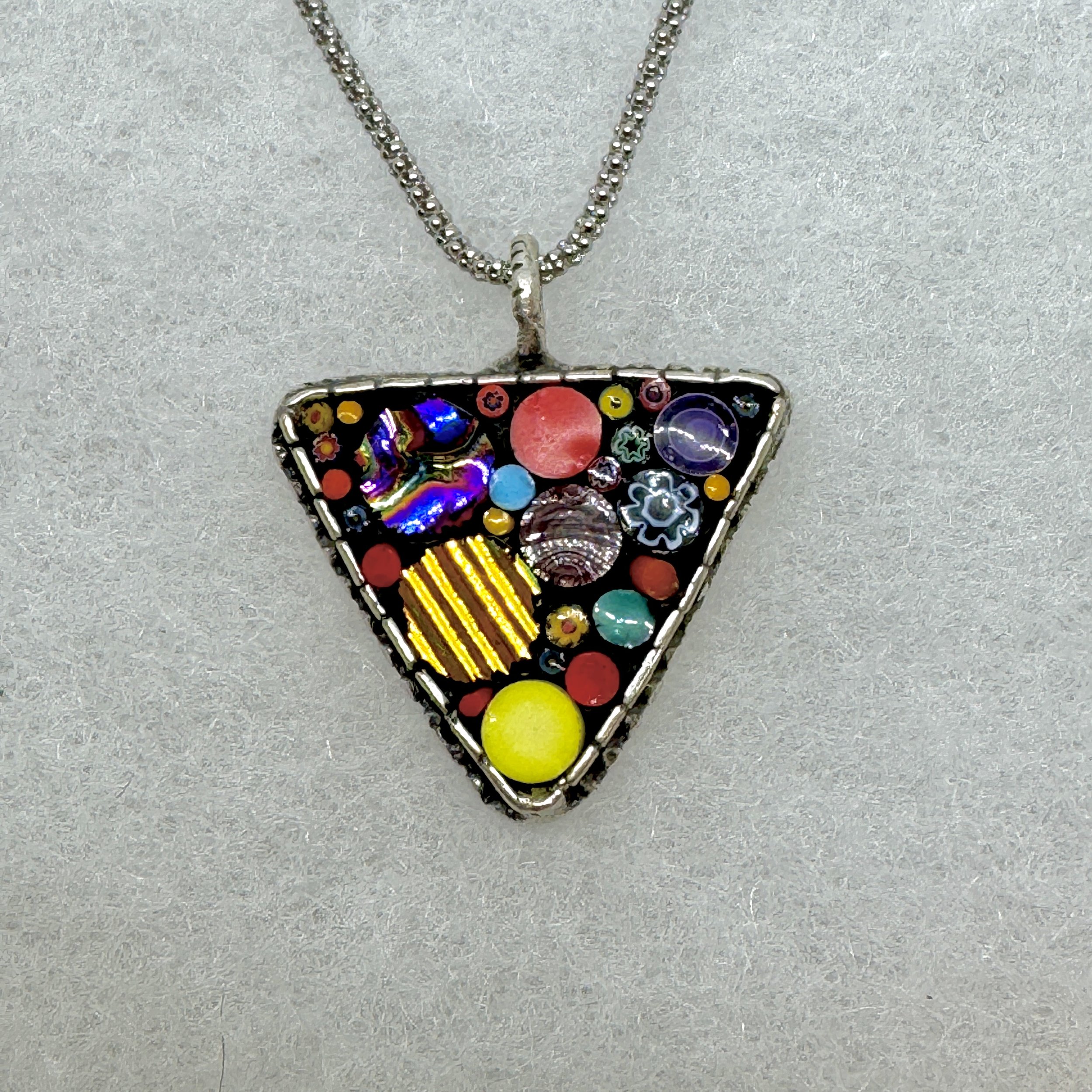 Rainbow Happy Dot Triangle Necklace.jpeg