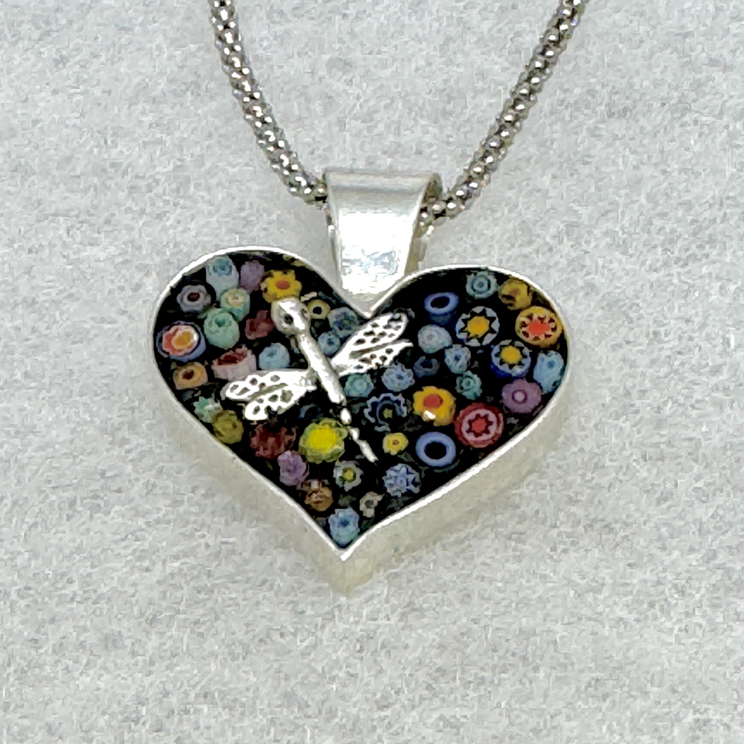Dragonfly:Millefiori necklace.jpeg