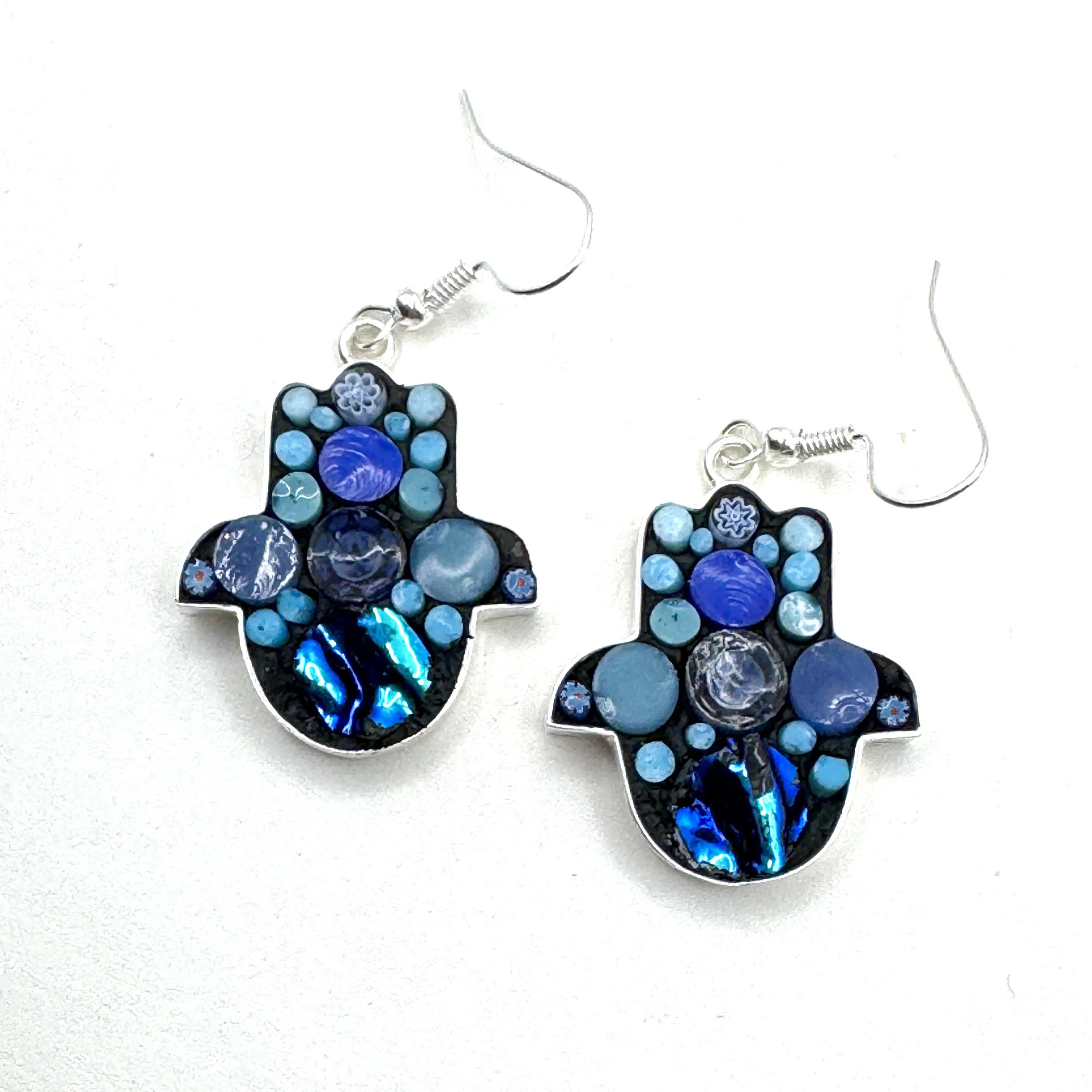 Blue Happy Dot Hamsa Earrings.jpeg