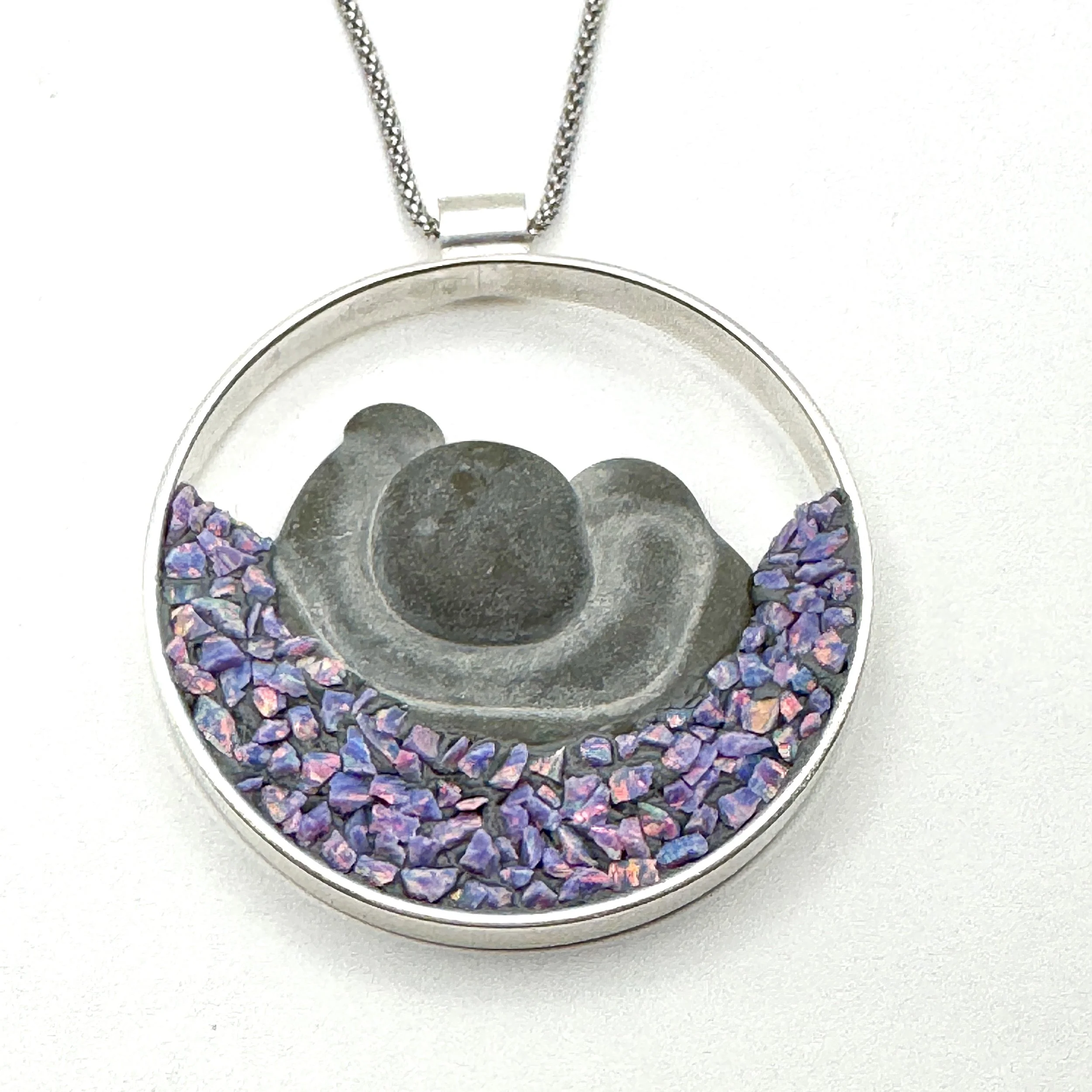 Lg Open Circle Goddess Stone boat necklace 2.jpeg