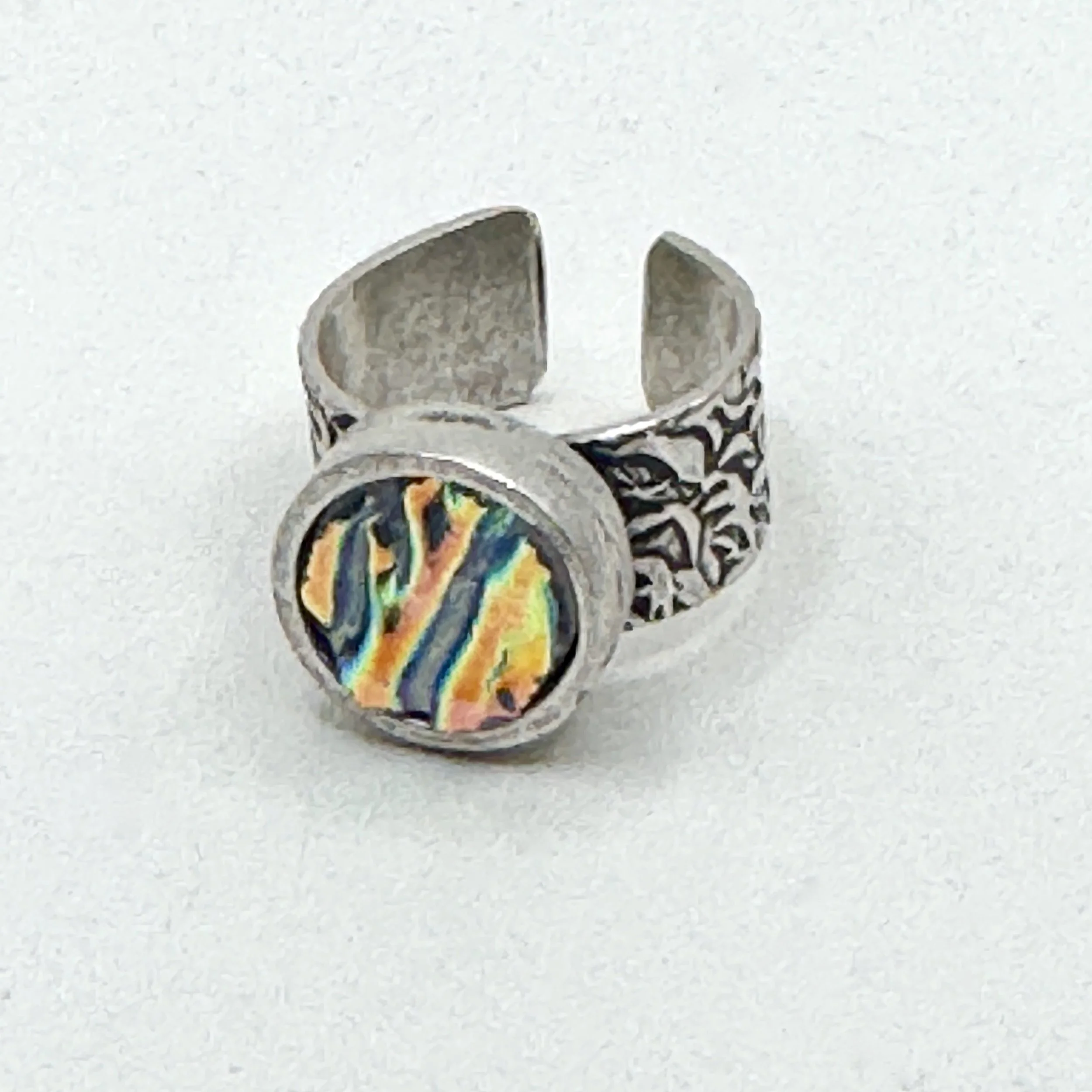 Crystal Dichro Wide Band Circle Ring.jpeg