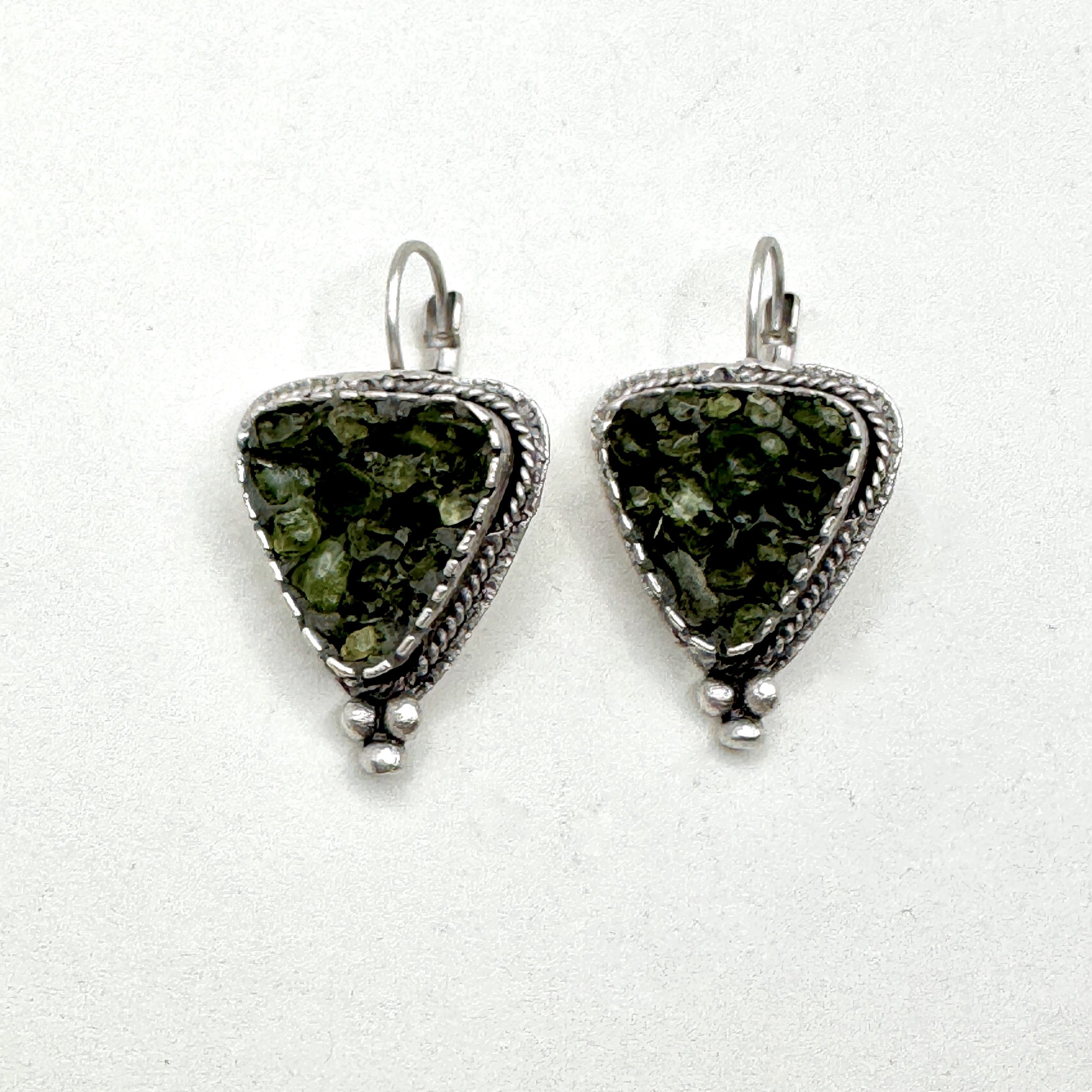 Triangle Peridot Leverback Earrings.jpeg