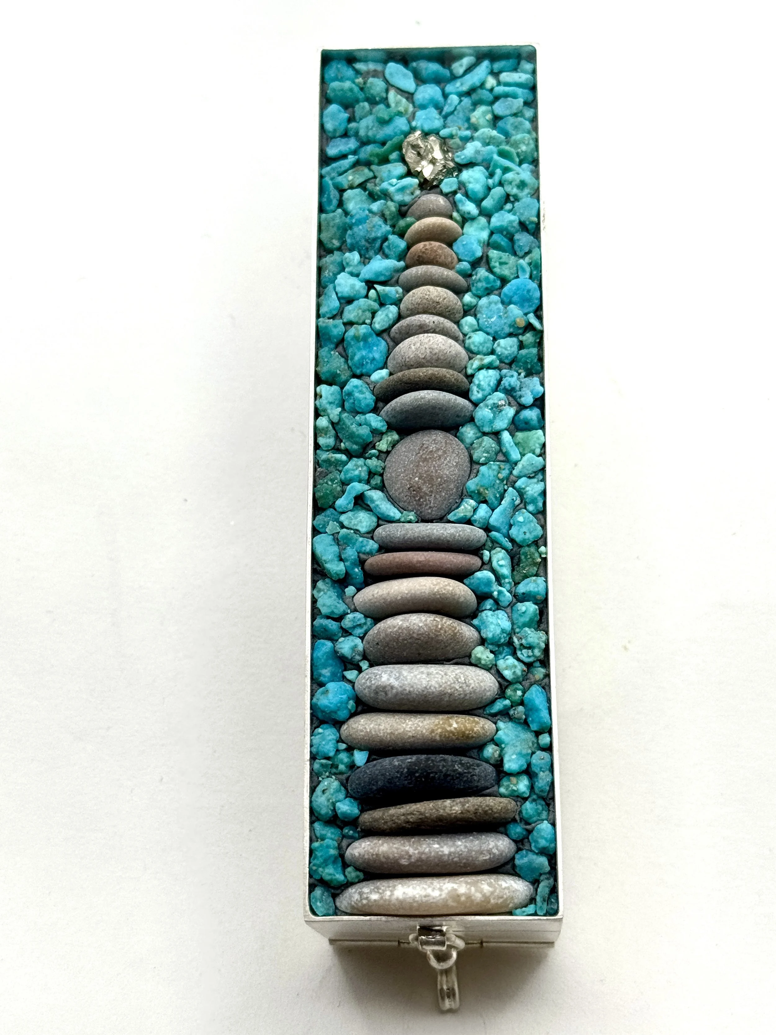 Cairn and Turquoise Mezuzah.JPG