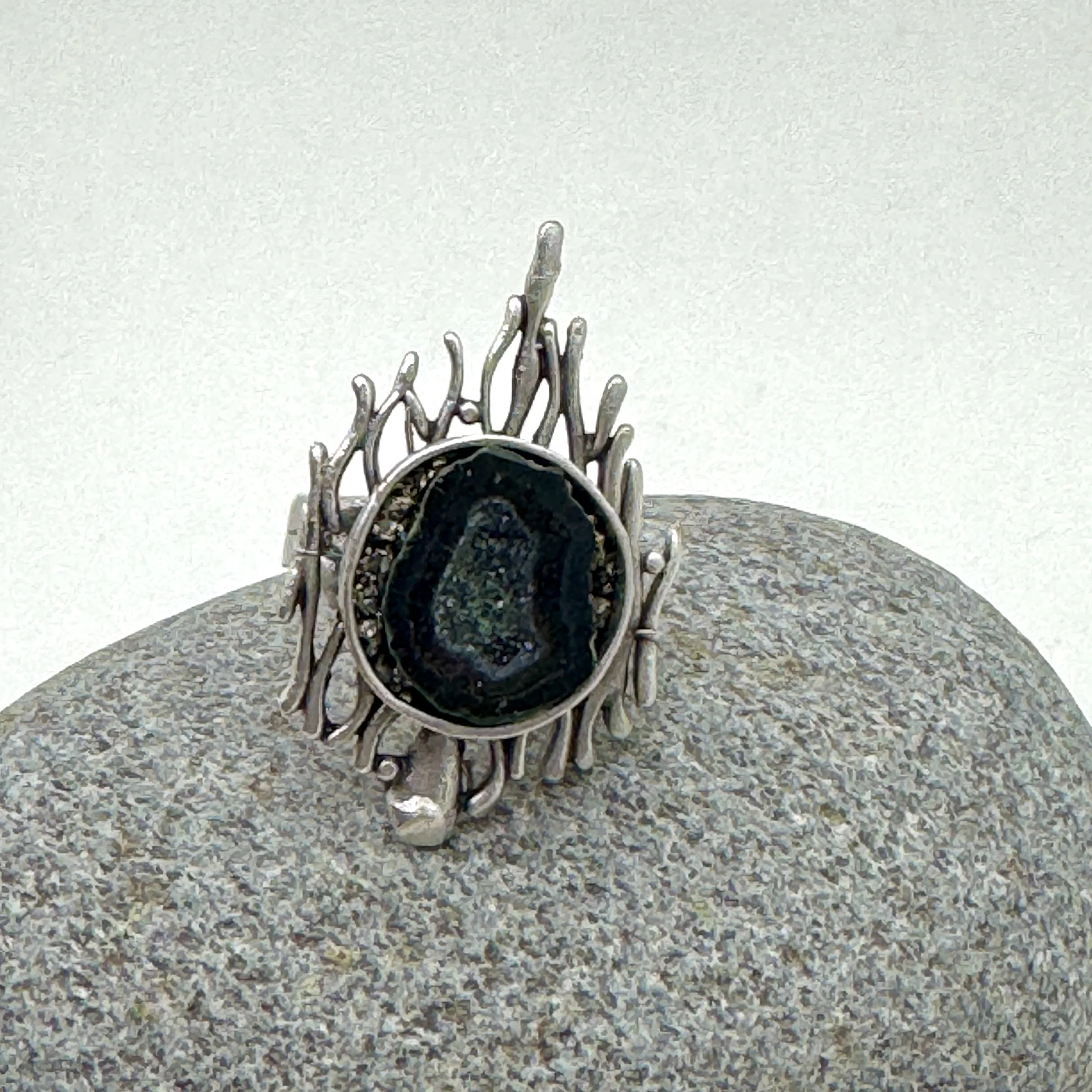 Geode Pyrite Lacework RingJPG.JPG