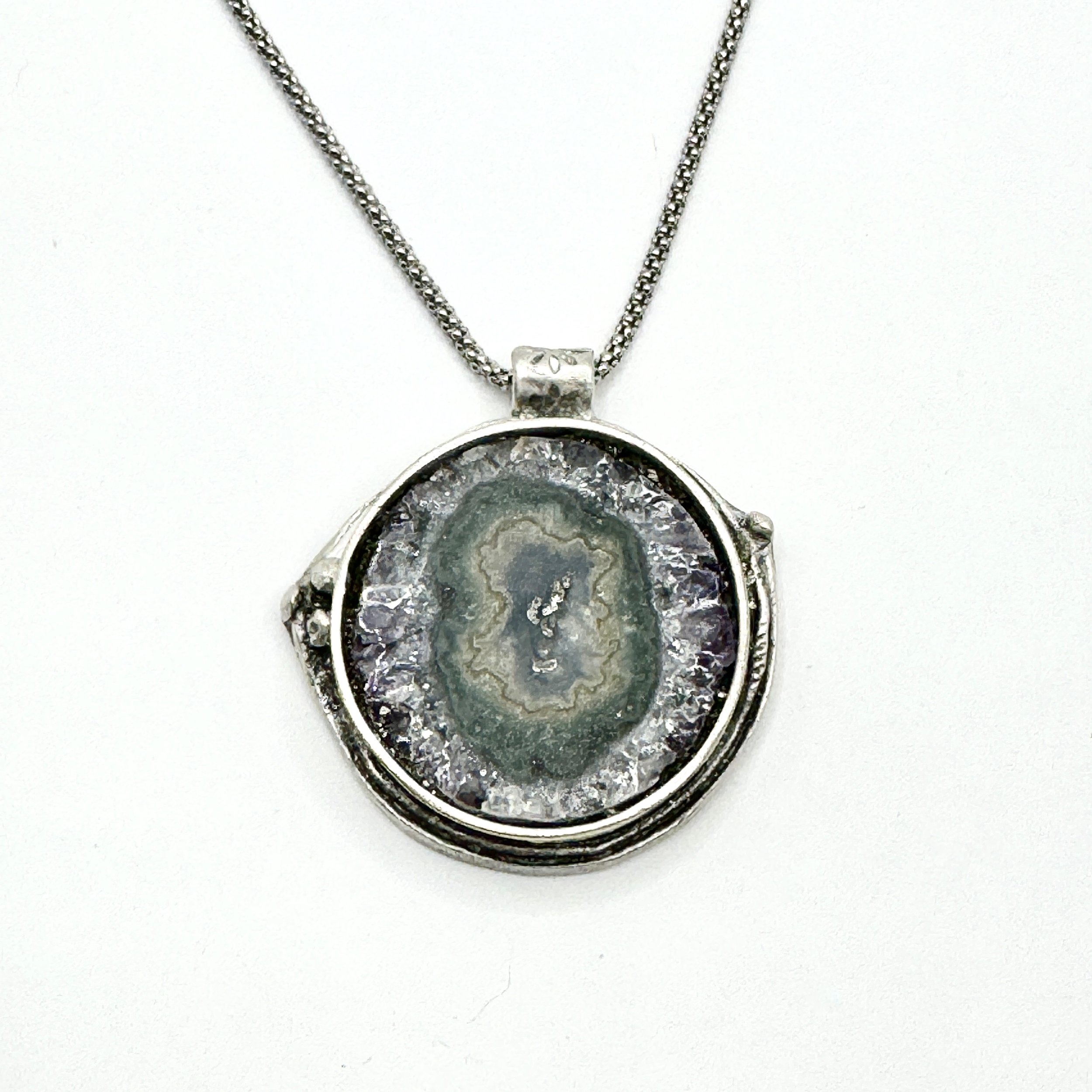 Stalactite Slice 1 1:4%22 Circle Necklace.jpeg