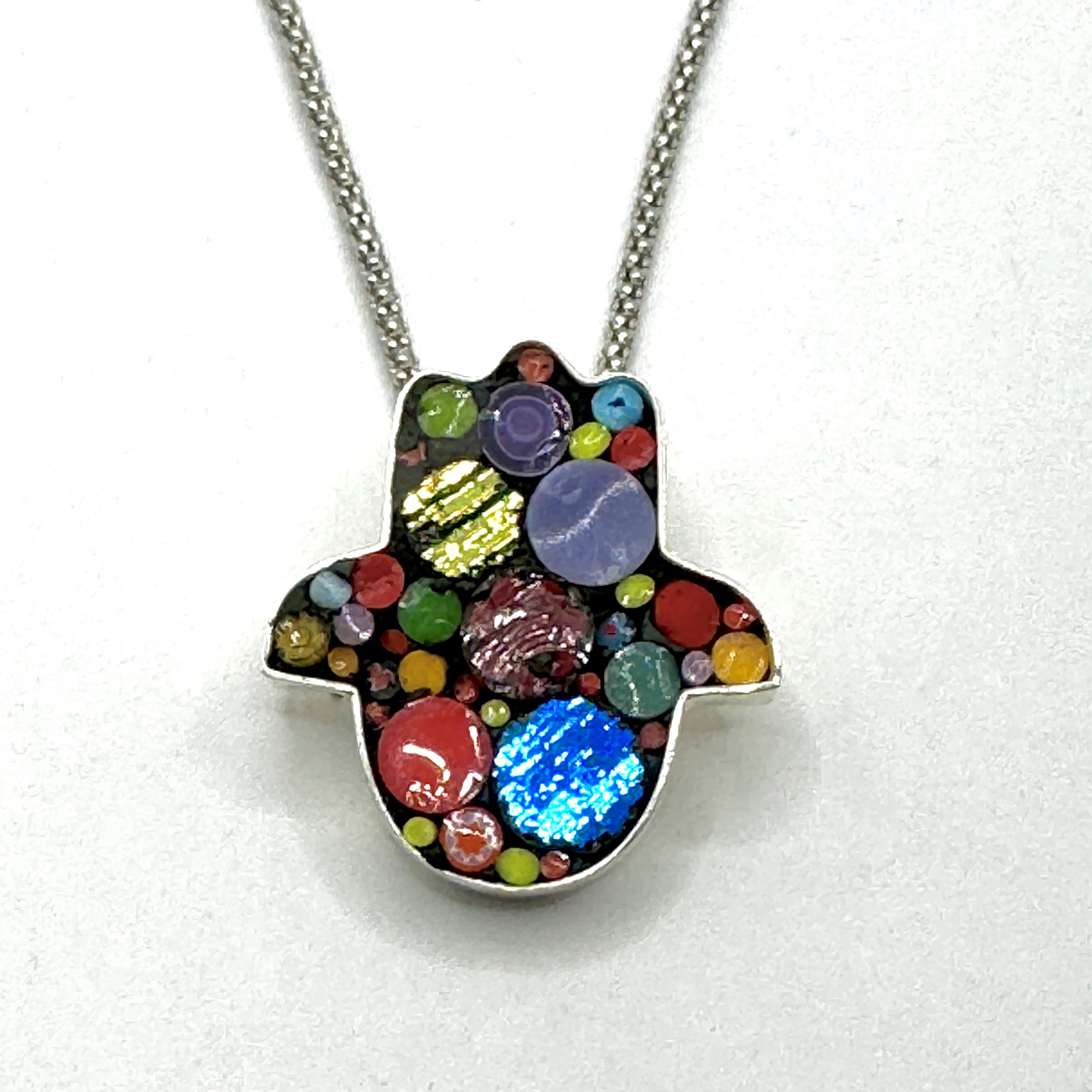 Multicolor 1%22 Hamsa Necklace.jpeg