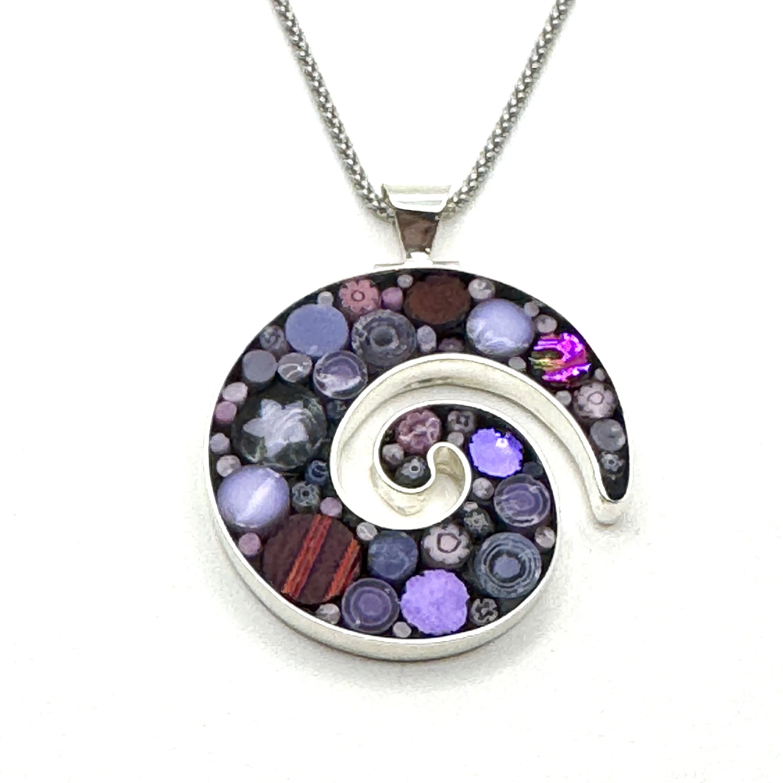 Purple Happy Dot Sm Koru Necklace.jpeg
