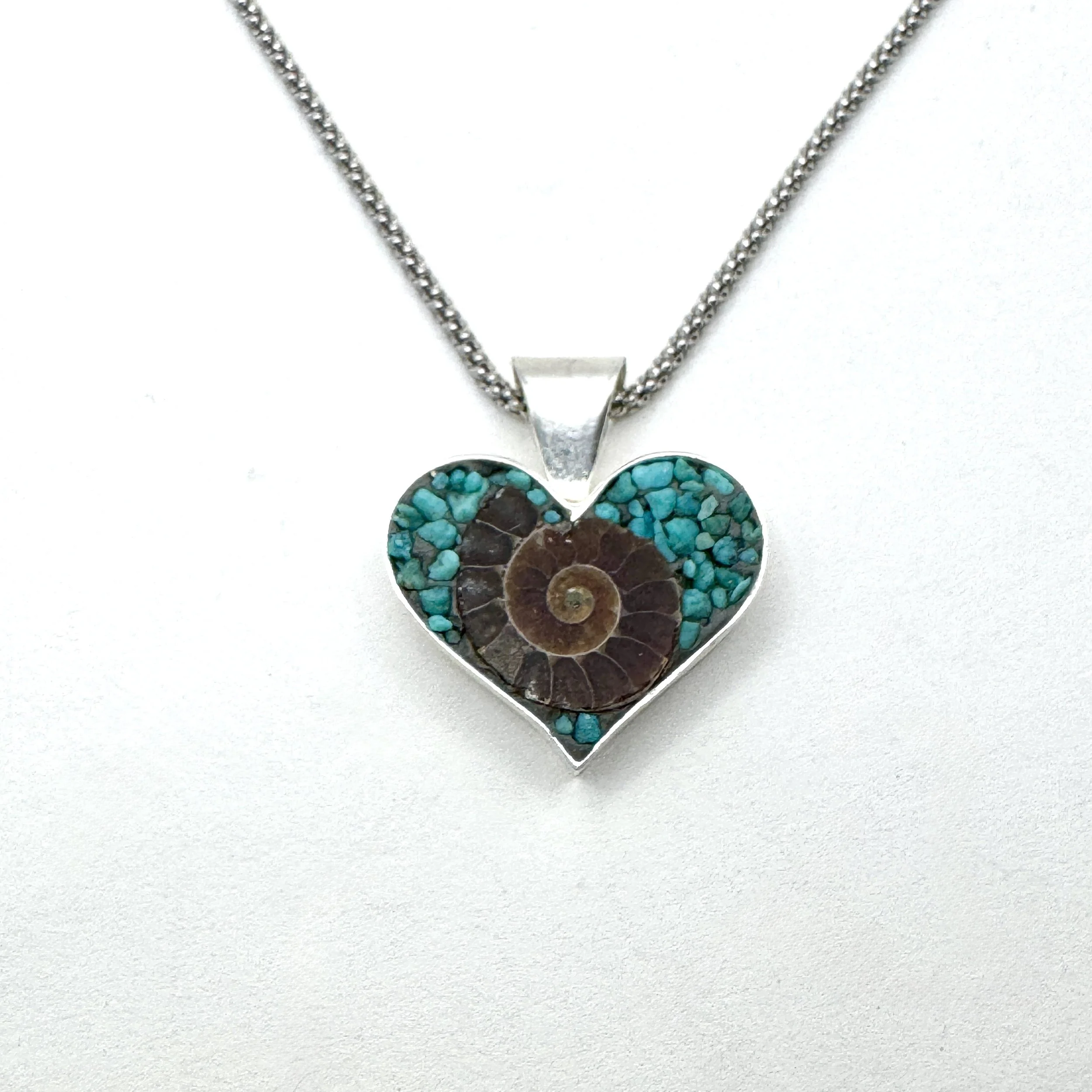 Ammonite Turquoise Heart Necklace.JPG