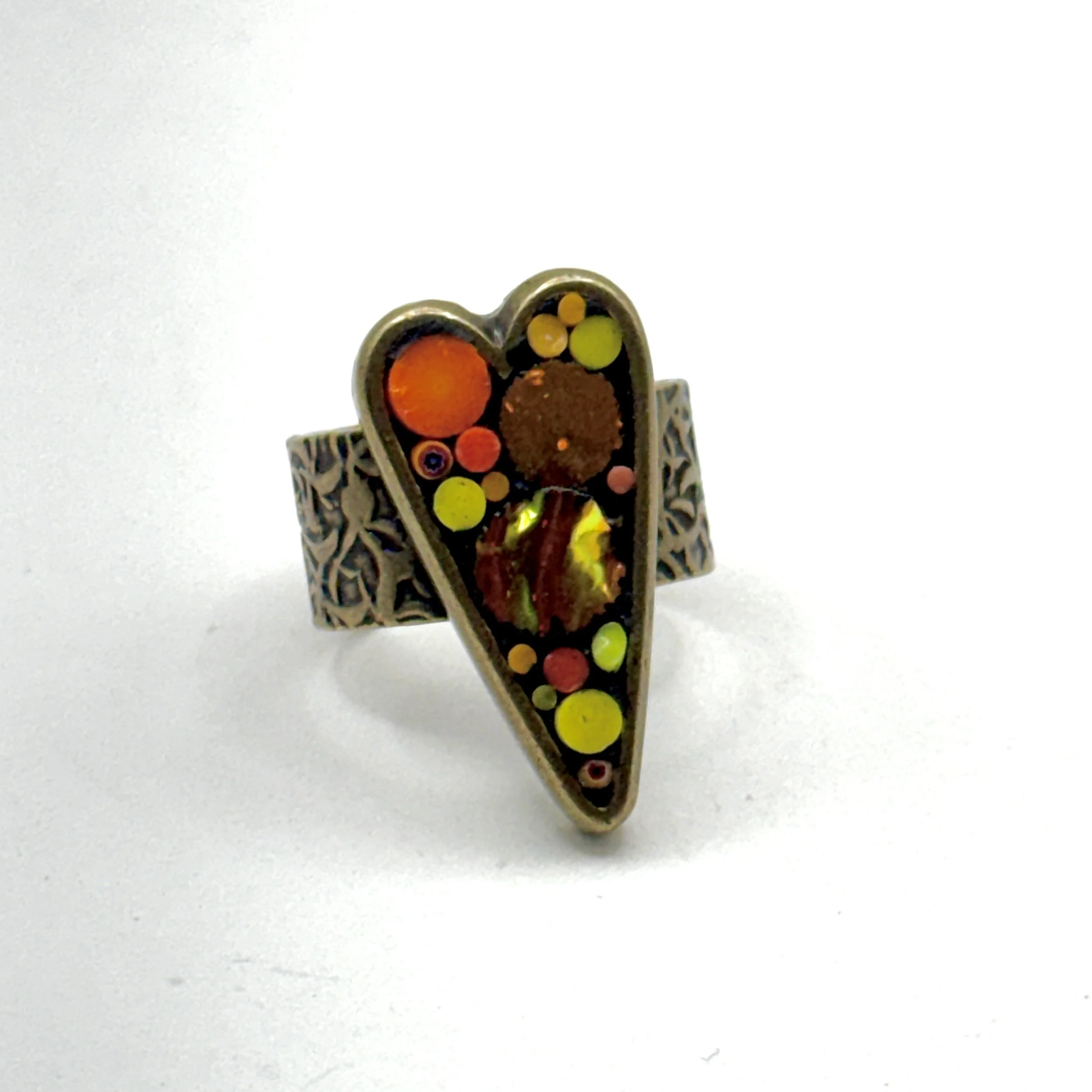 Orange:Yellow Long Heart Ring.jpeg