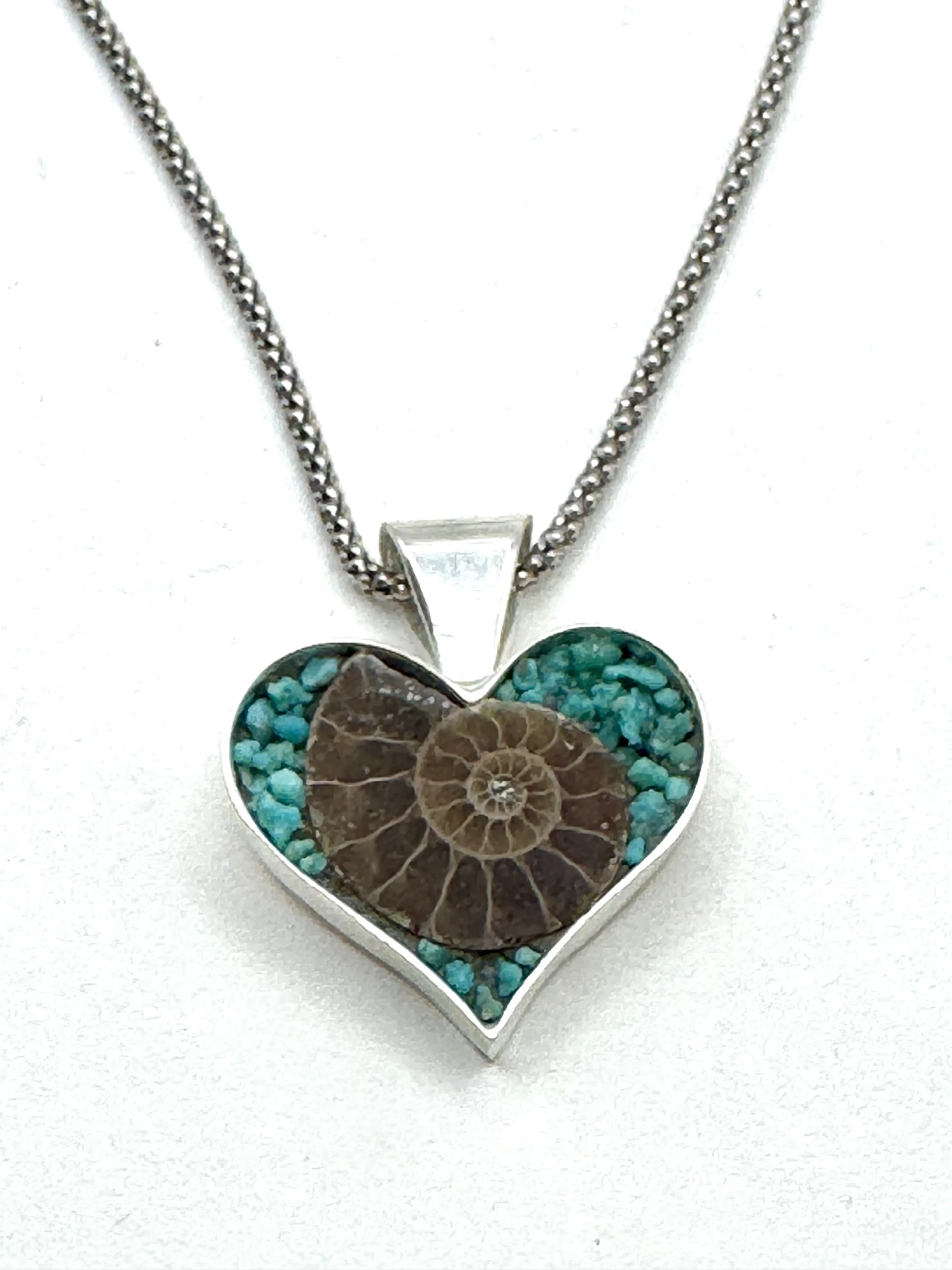 Ammonite Turquoise Heart NecklaceJPG.JPG
