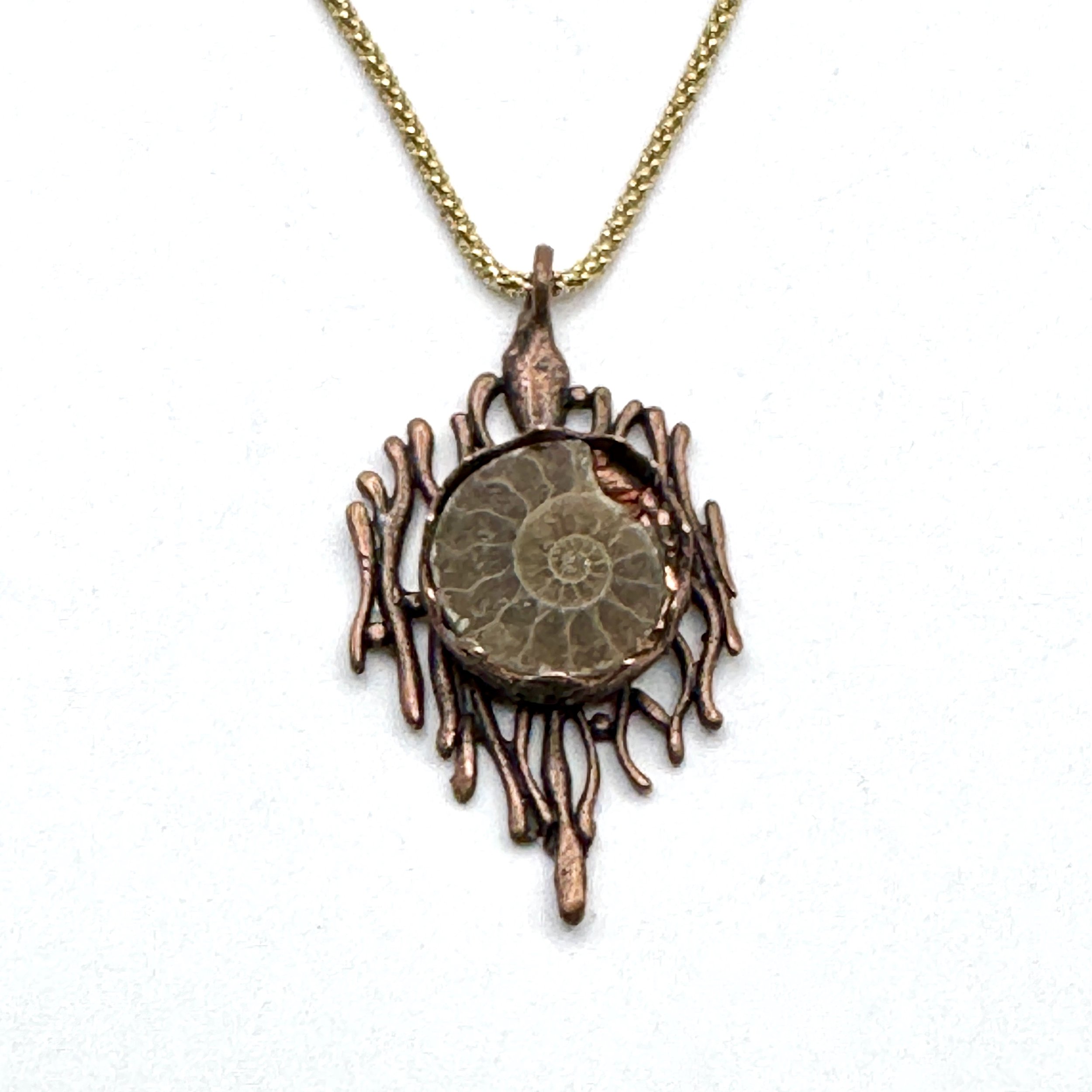 Ammonite Copper Scribble Necklae.jpeg