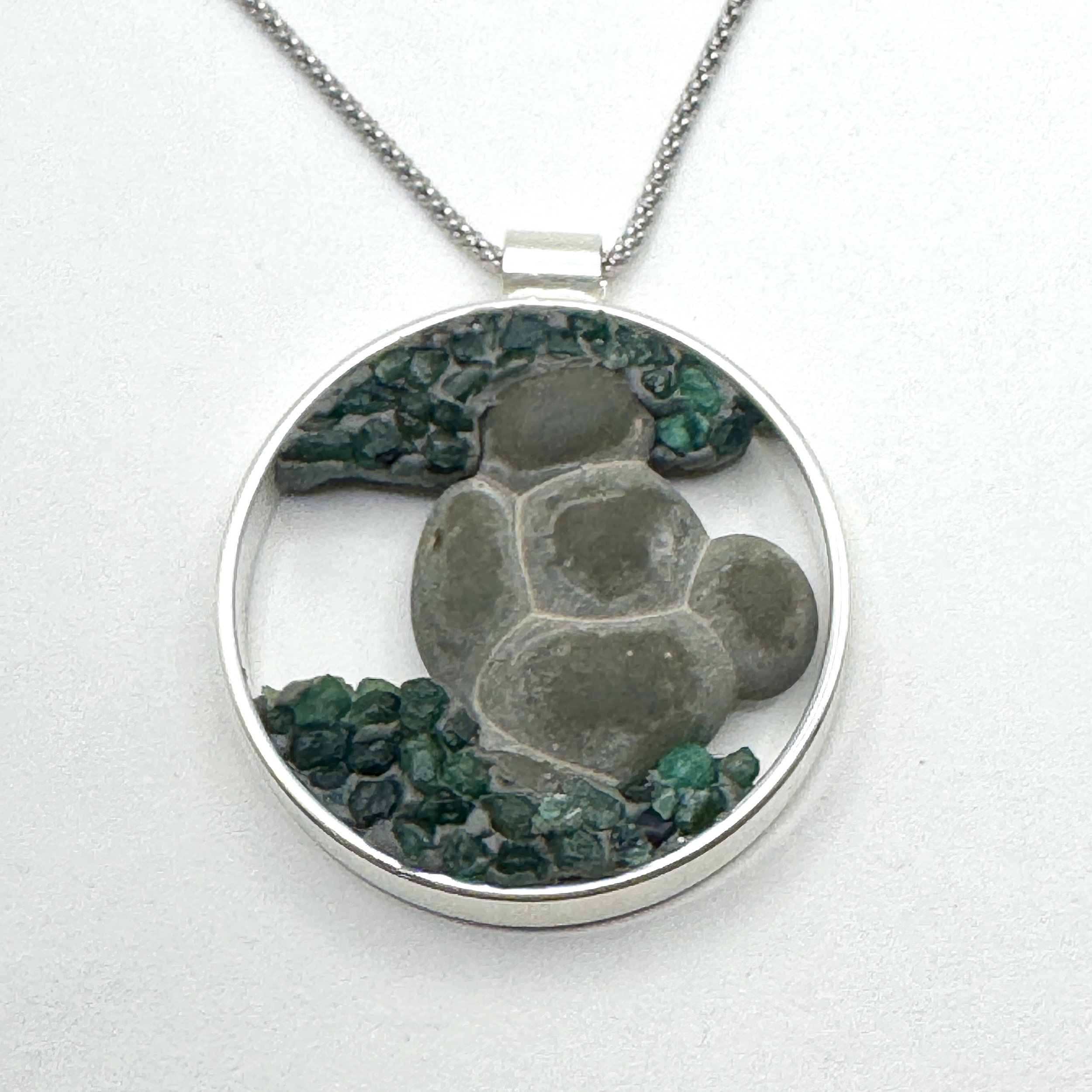 Emerald:Peridot Open Circle Goddess Stone Necklace.jpeg