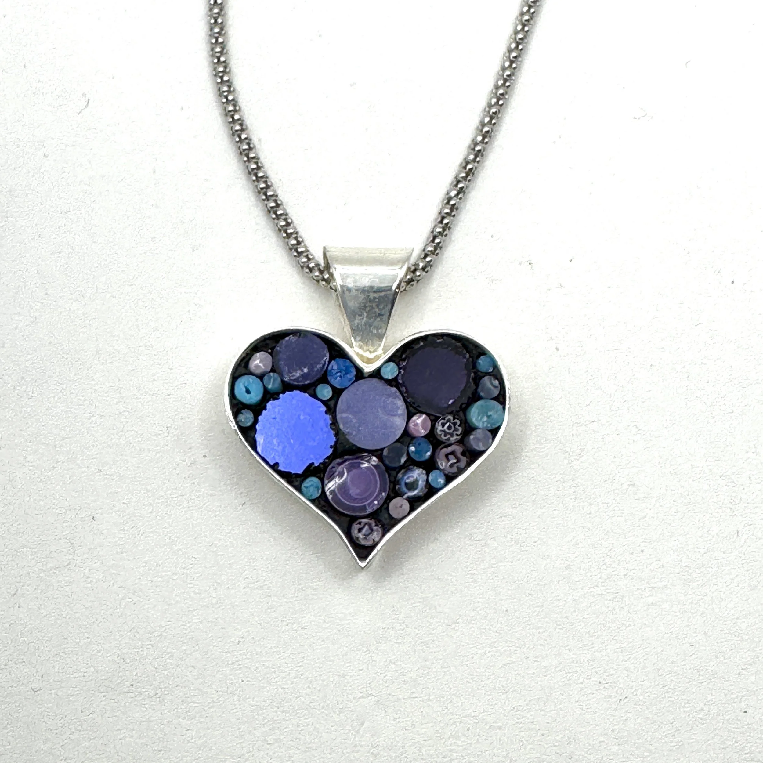 Blue:Purple Happy Dot Heart Necklace.jpeg