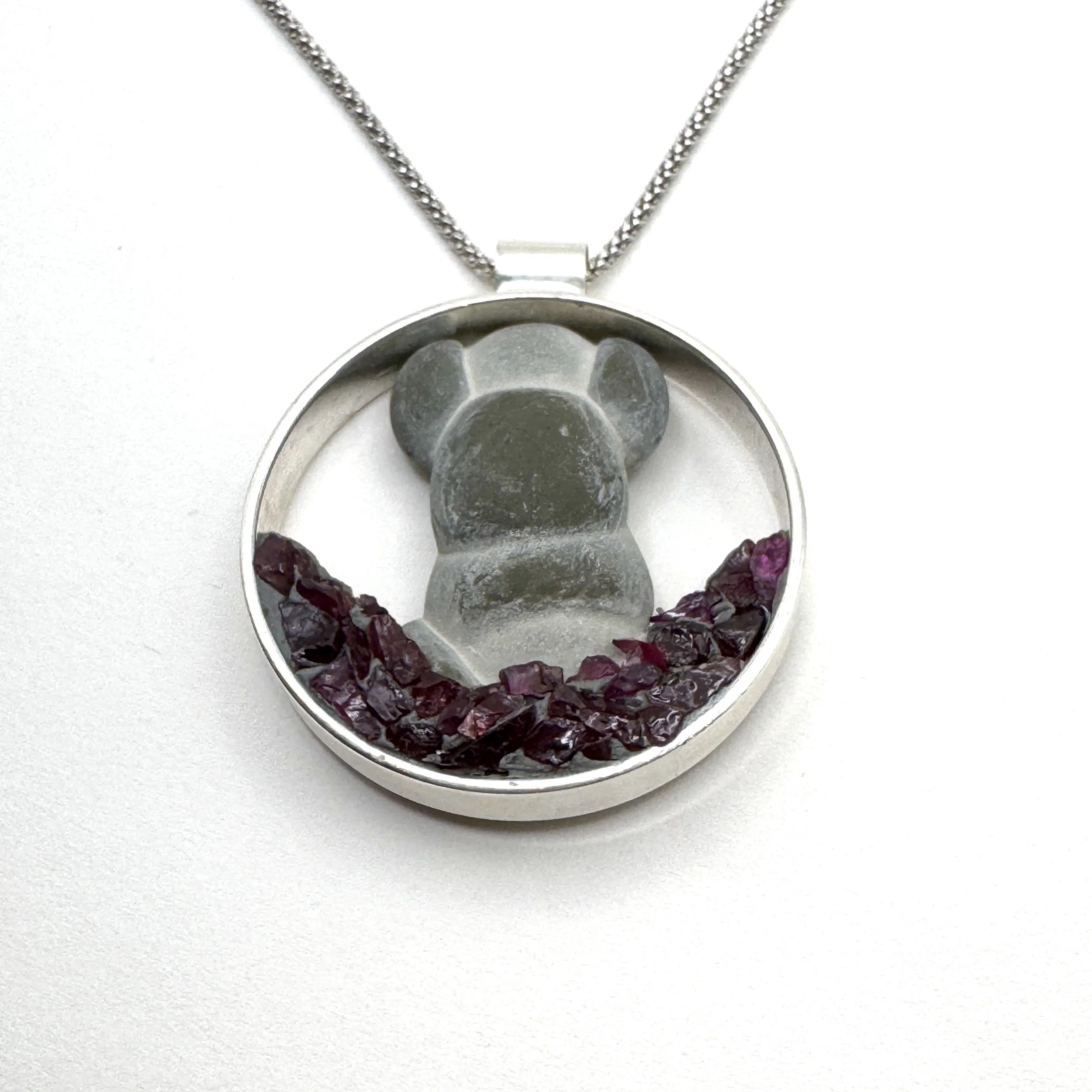 Goddess Stone:Rhodolnite Sm OpenCircle Necklace.jpeg