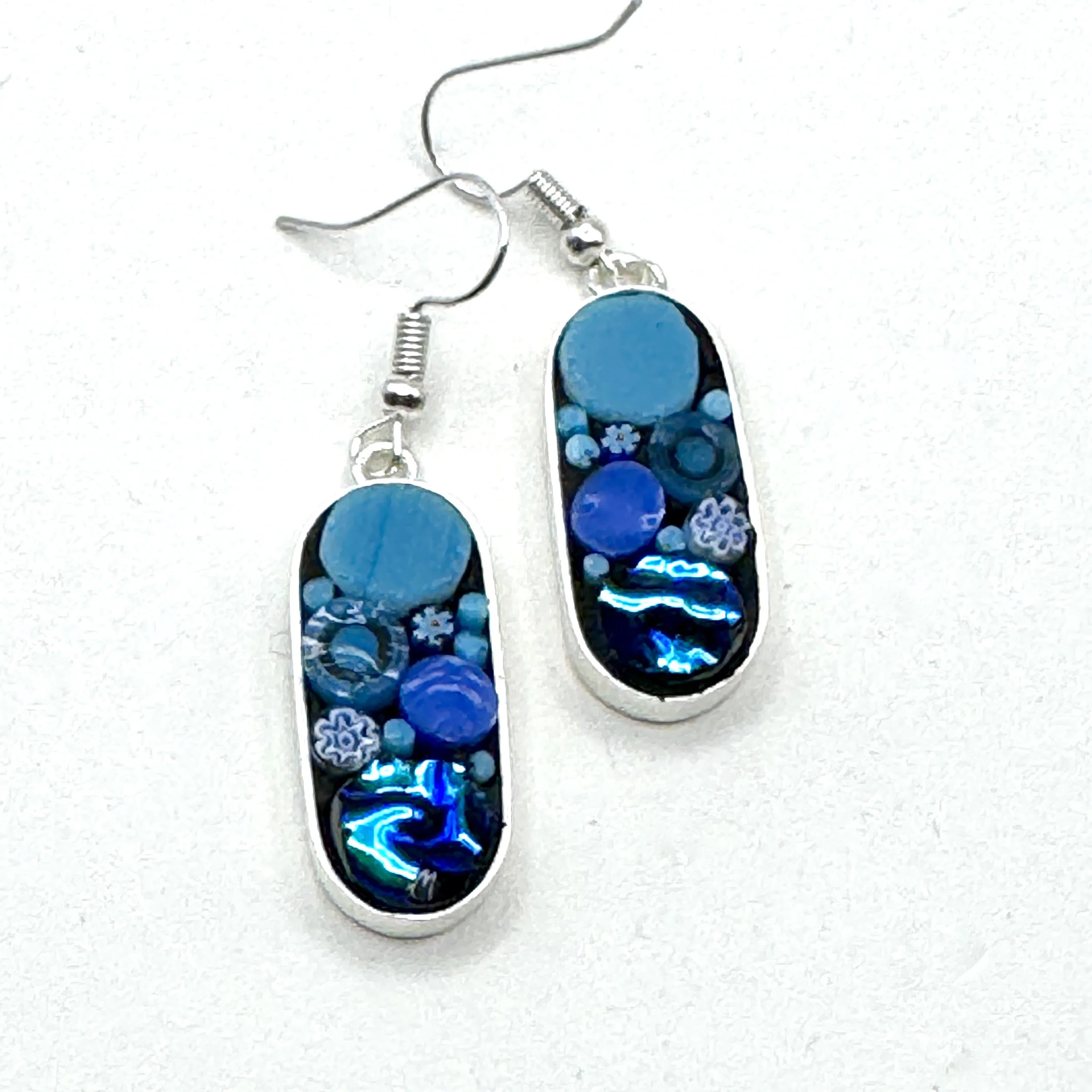 Blue dot short oblong earrings.jpeg