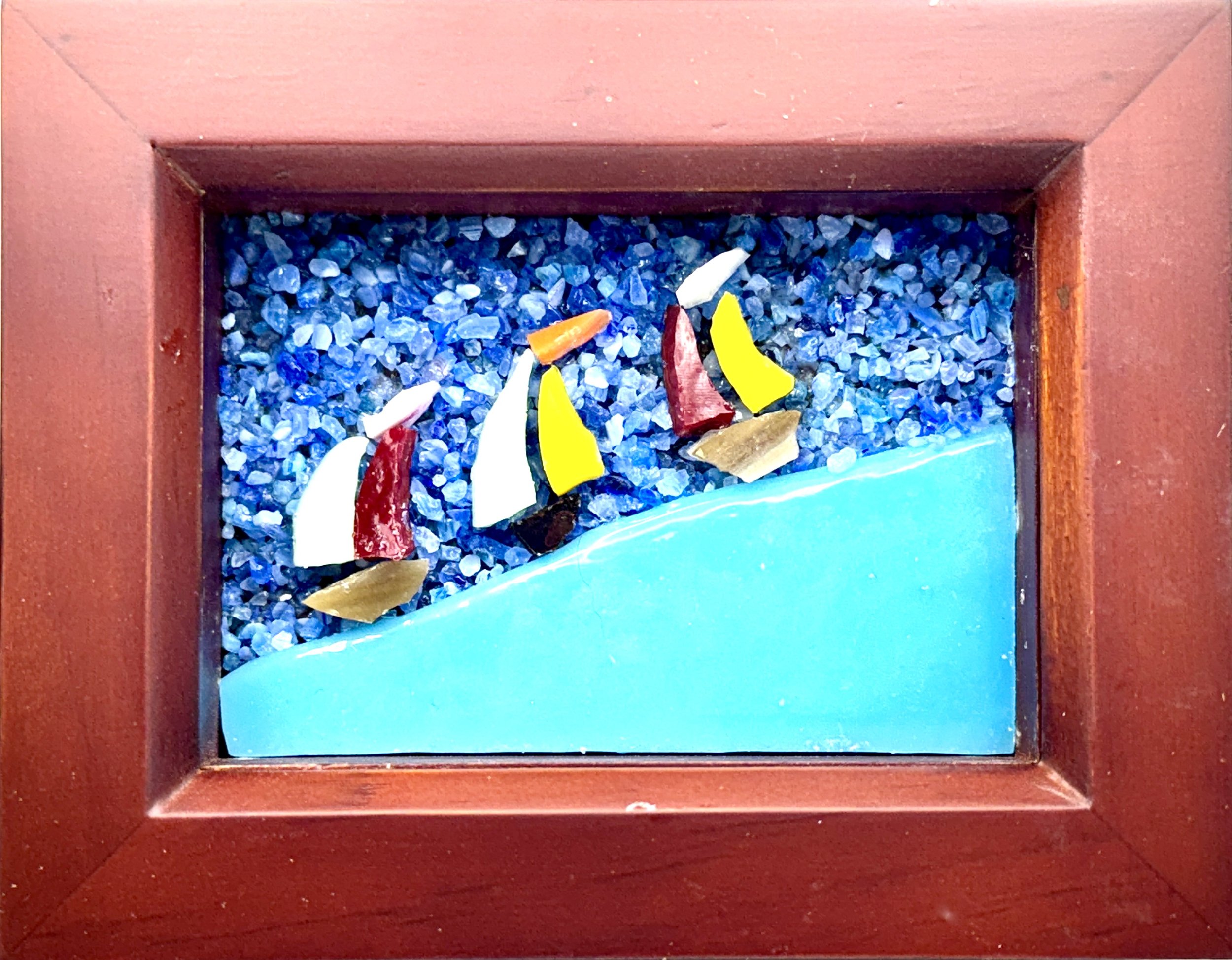 Mini with three sailboats.jpeg