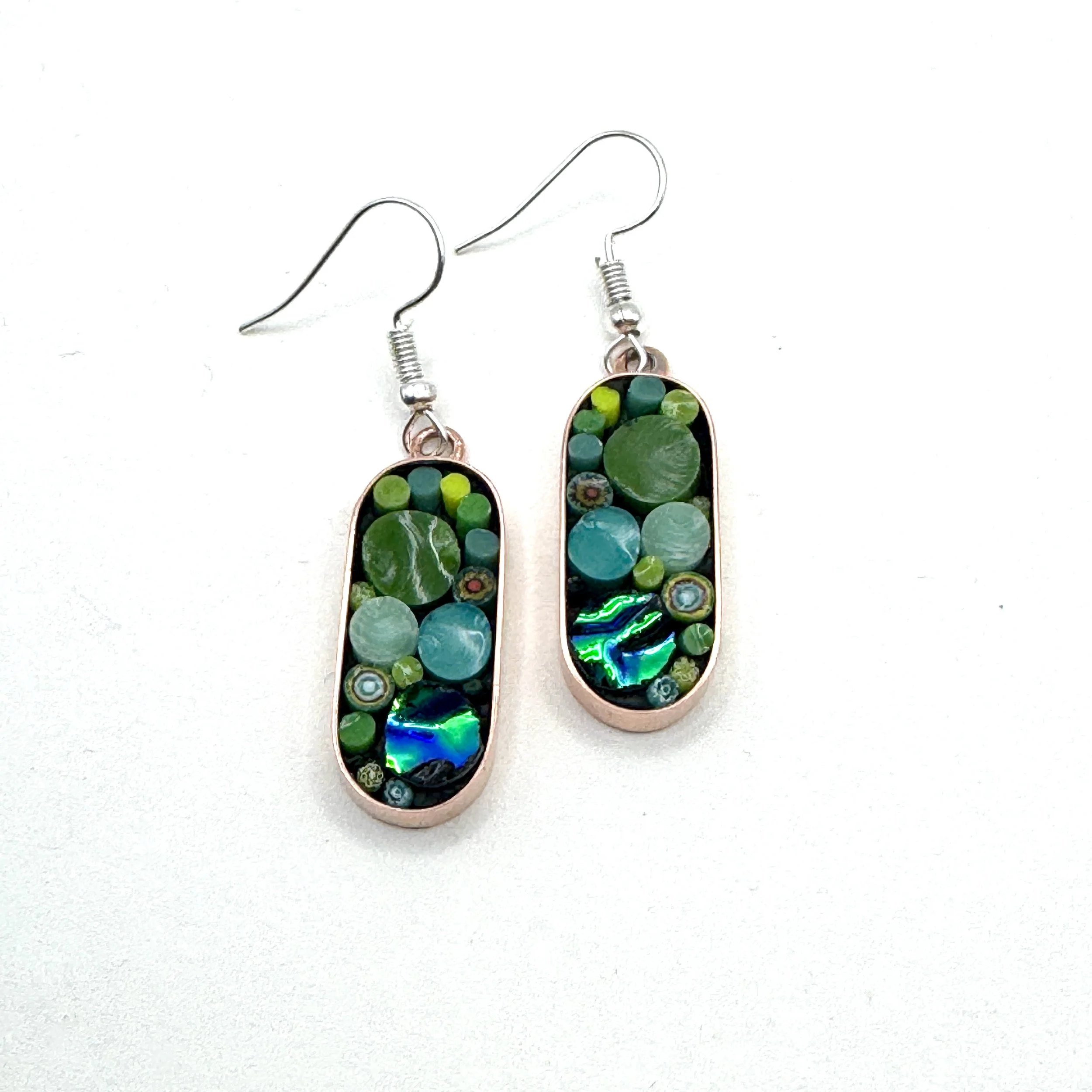 Green Happy Dot 1" Oblong Earrings.jpeg