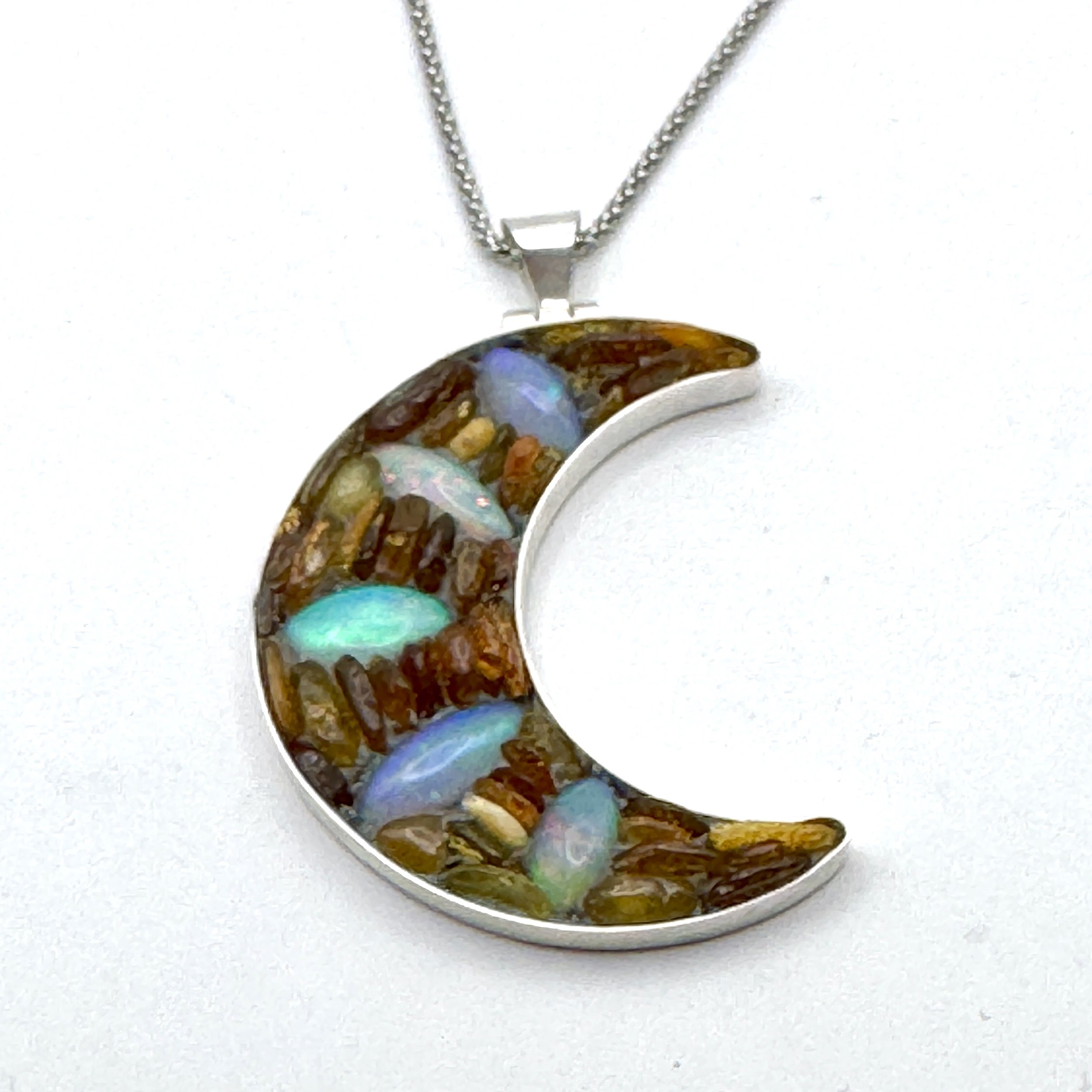Opal:Amber Crescent Moon Necklace.jpeg