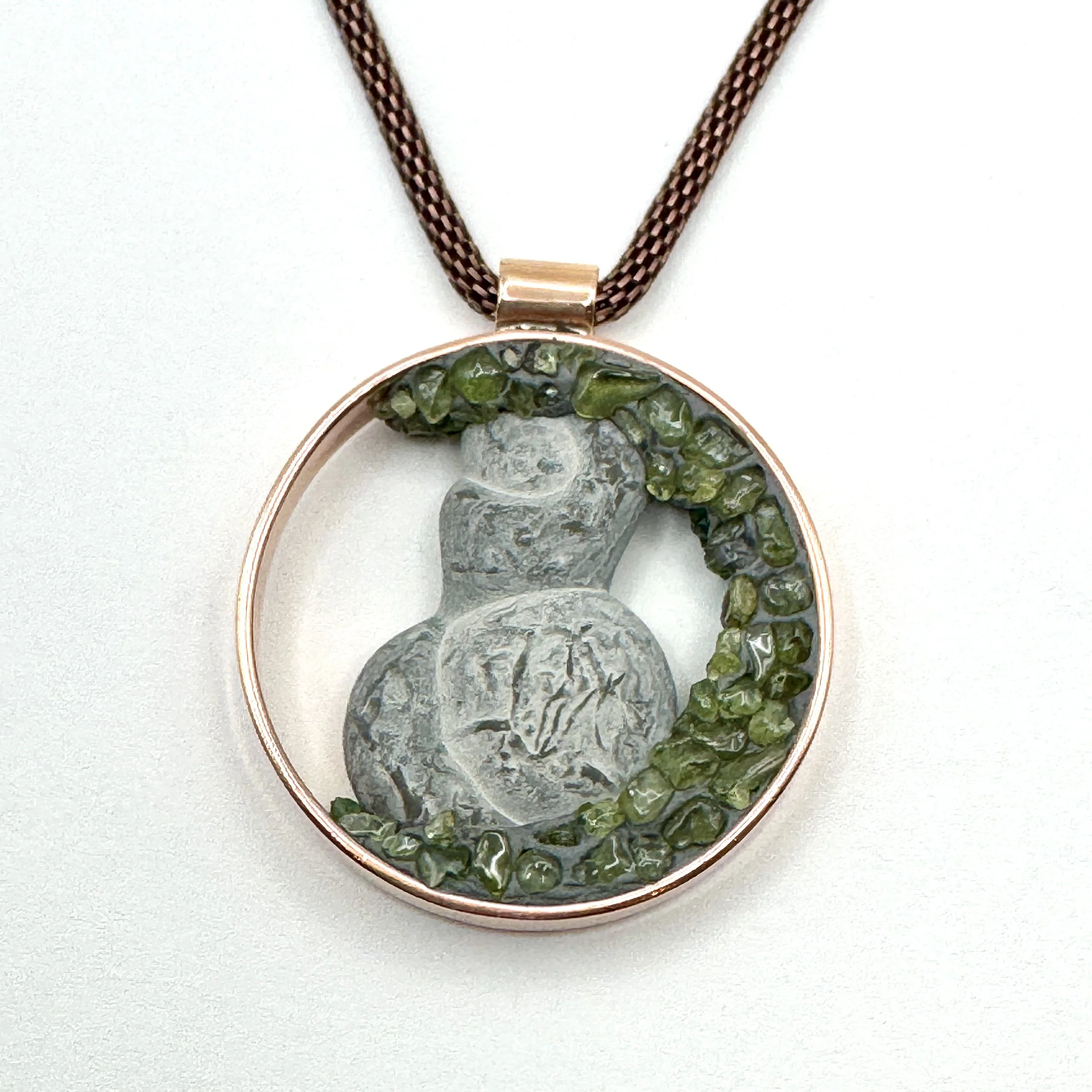 Goddess Stone Sm Open Circle Necklace:Emerald:Peridot.jpeg