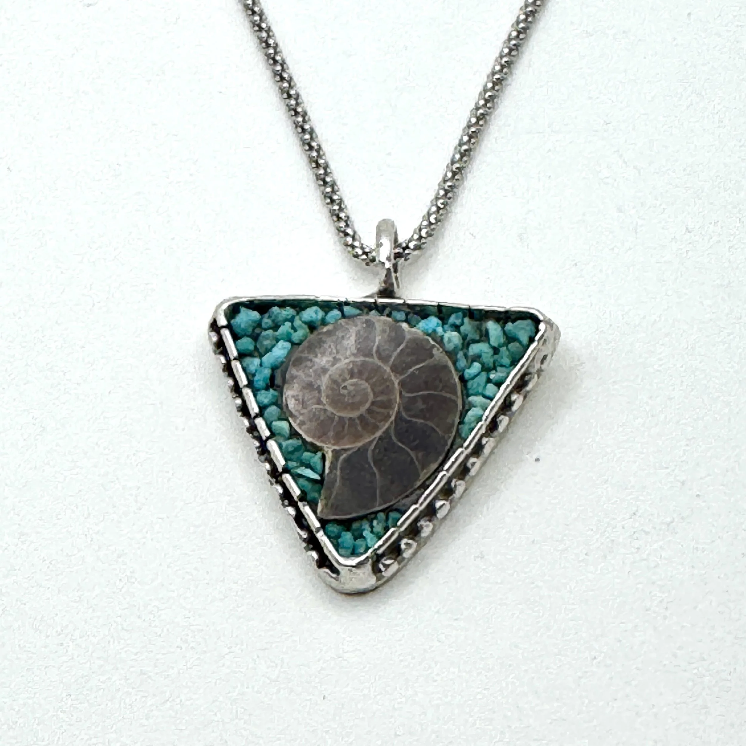 Ammonite:Turquoise Triangle Necklace.jpeg