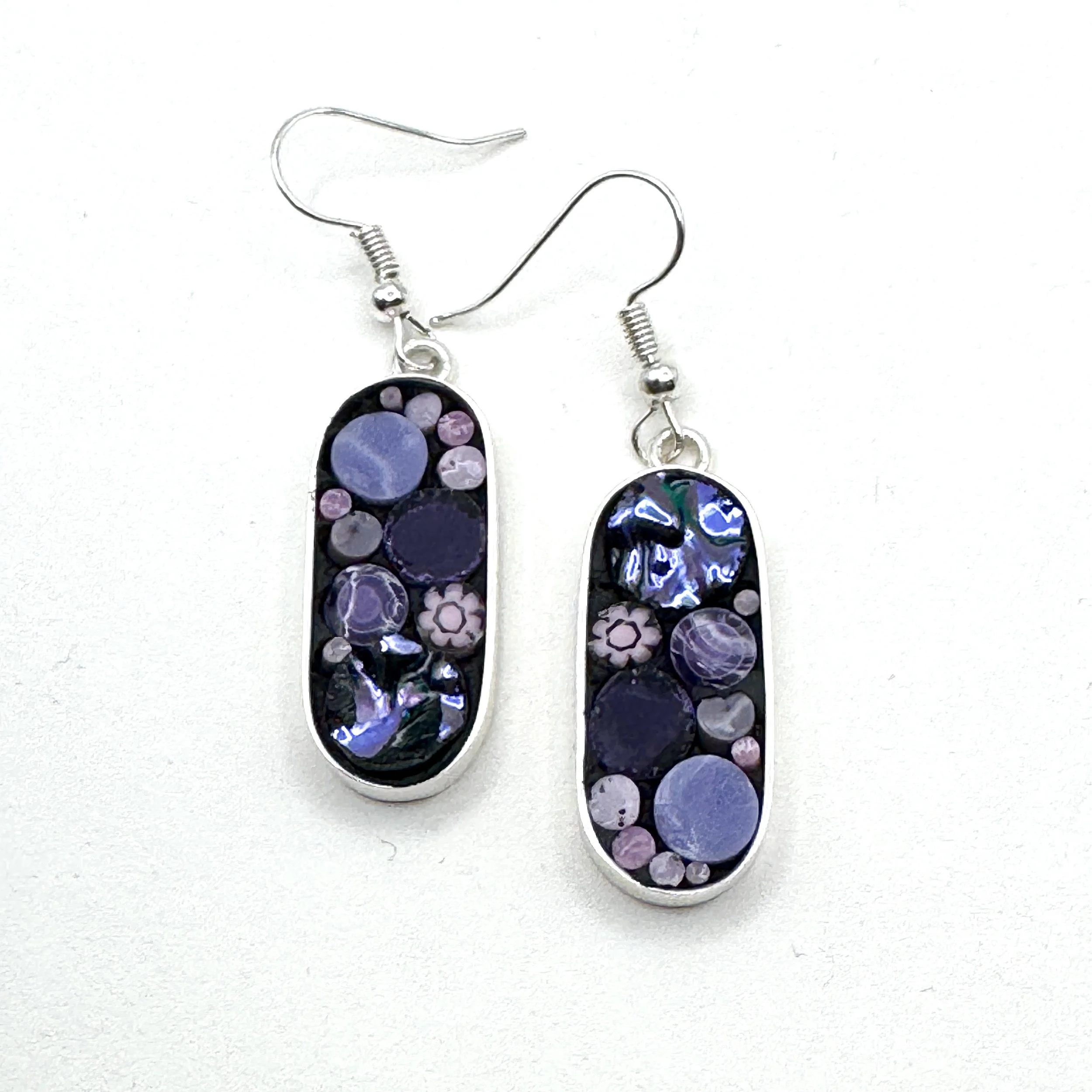 Short Oblong Purple Happy Dot Earrings.jpeg