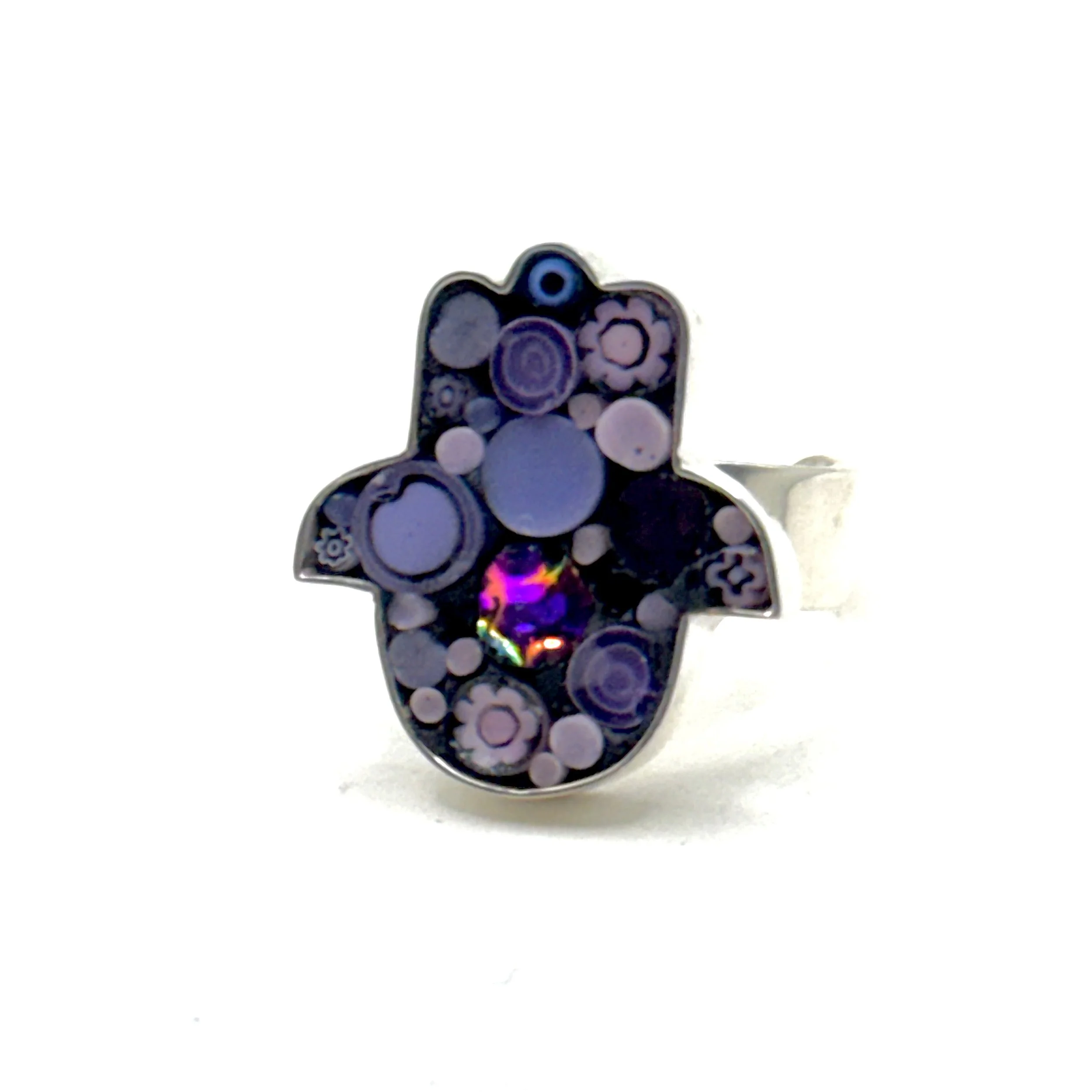 Purple Happy Dot Hamsa Ring.jpeg