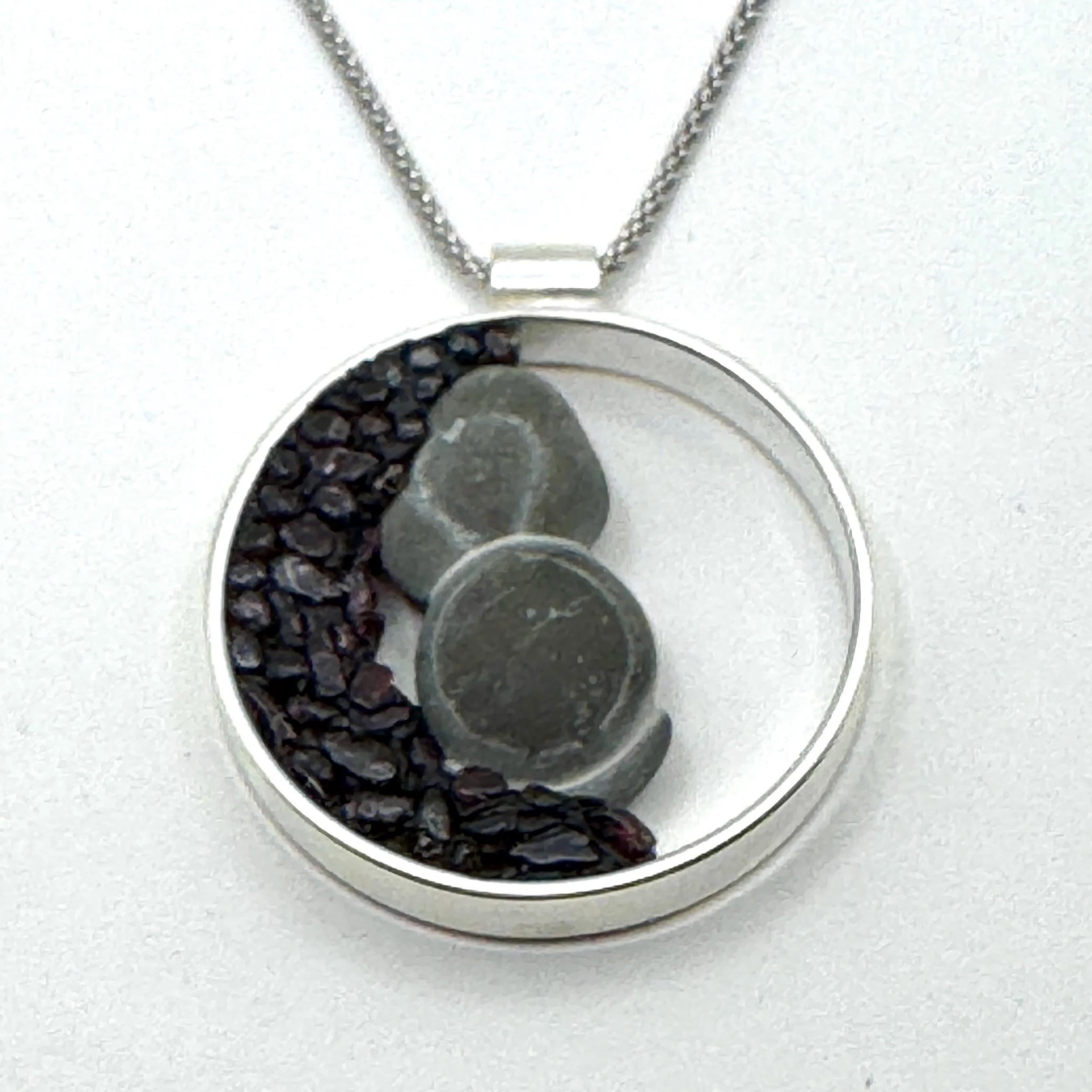 Open Circle Goddess Ston with Garnet Necklace.jpeg