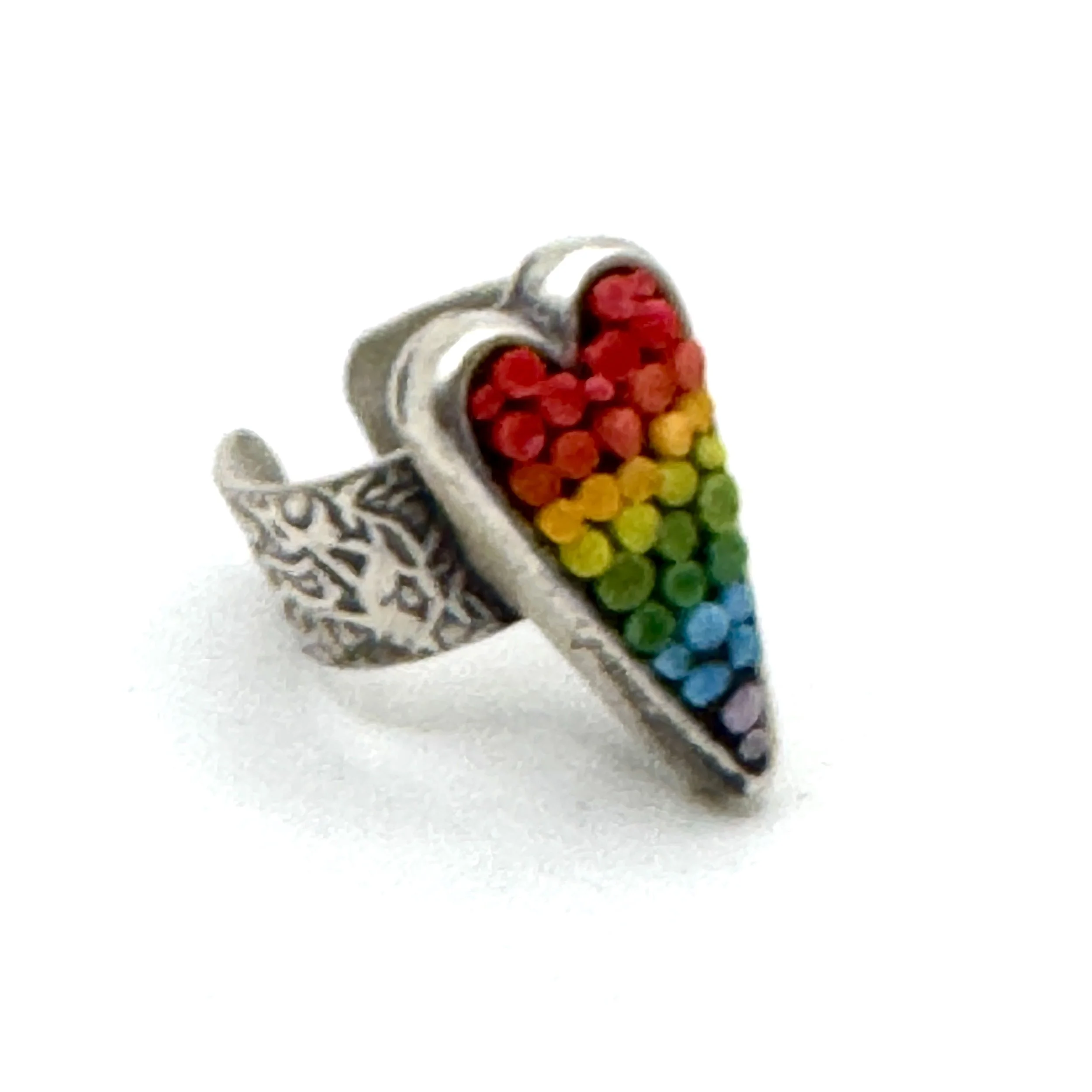 Spectrum Heart Ring