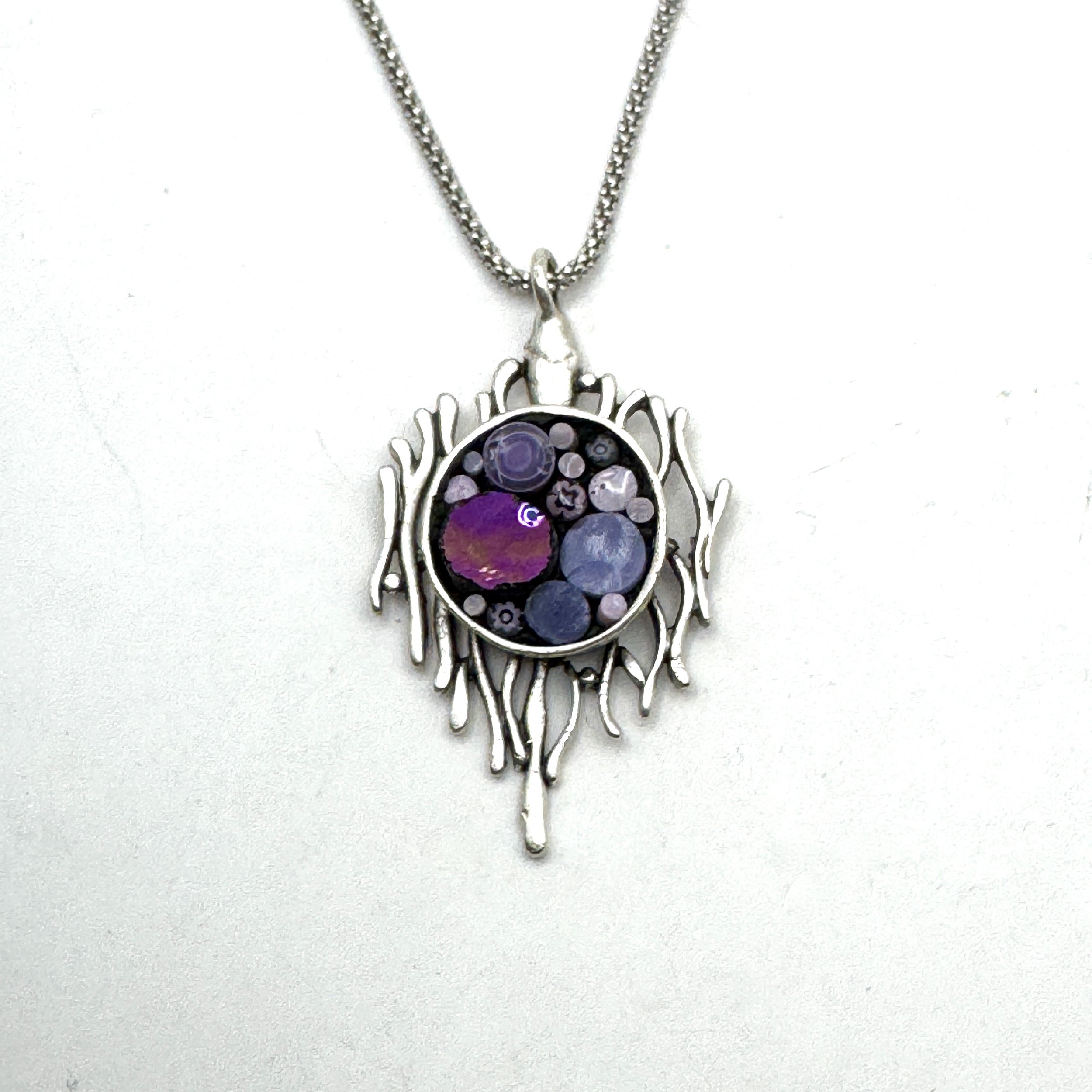 Purple Happy Dot Branchy Necklace.jpeg