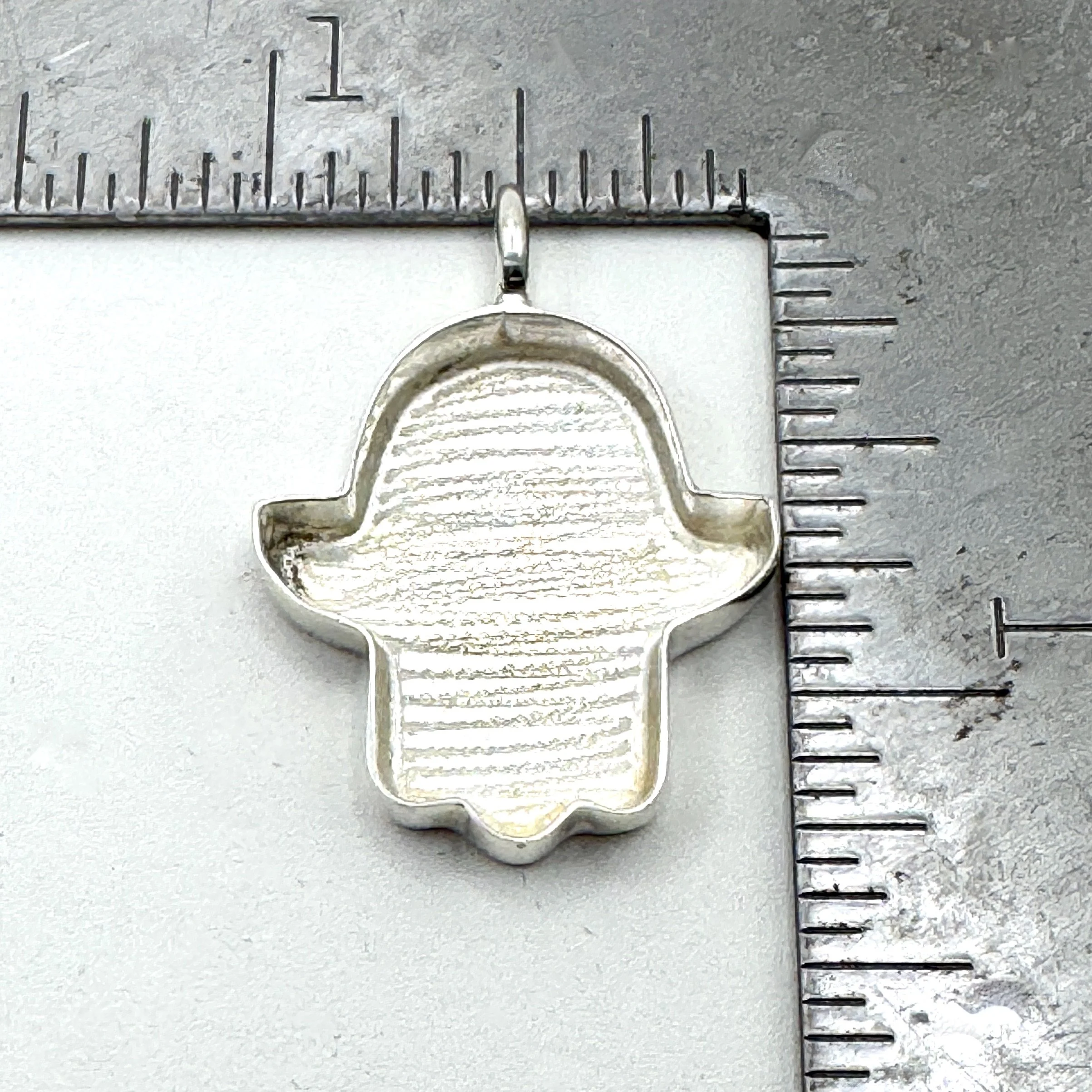 Small Hand of Blessing Pendant Blank