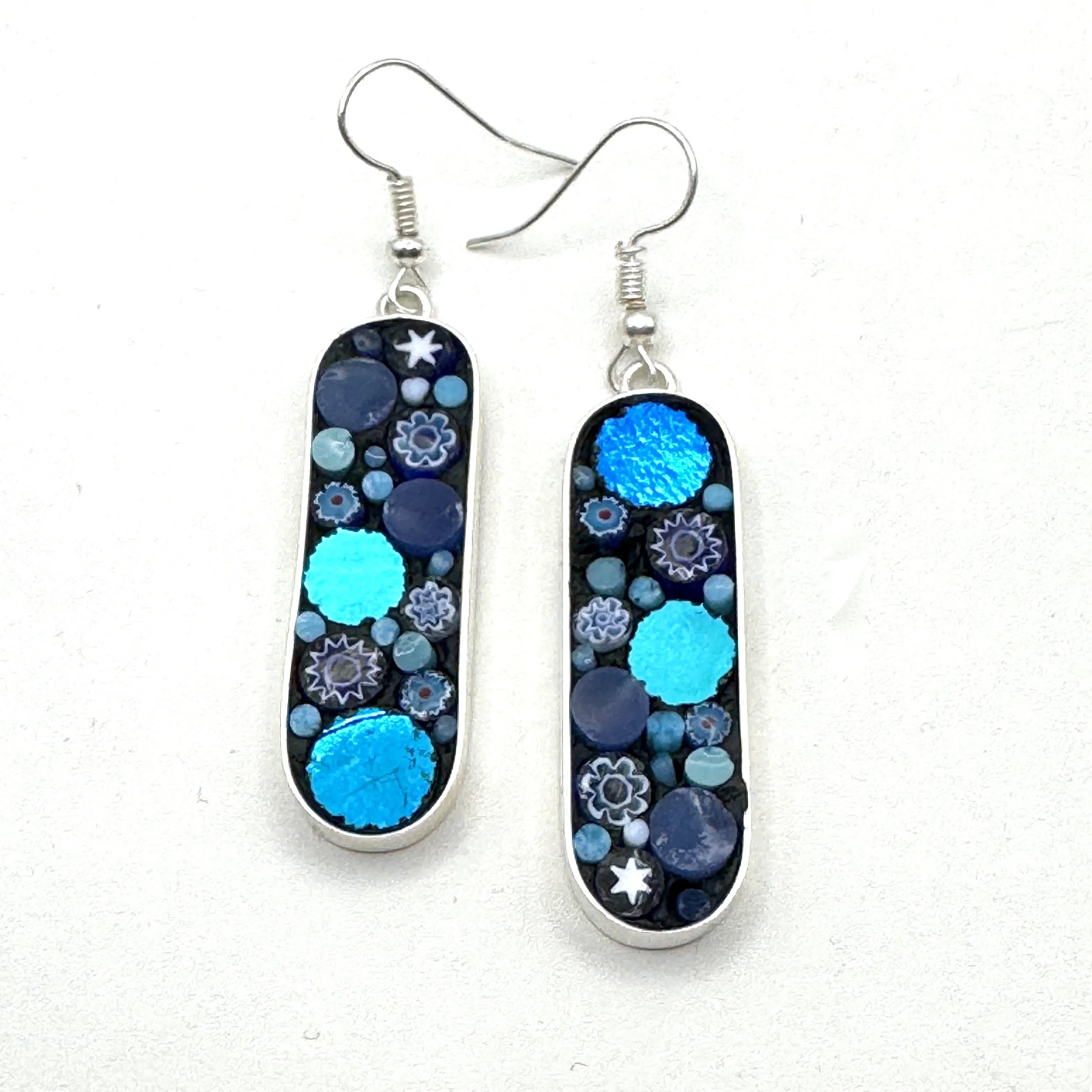 Long Oblong Blue Happy Dot Earrings.jpeg