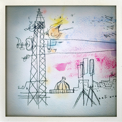 Political folio: detail of Katie Kitchen's print
