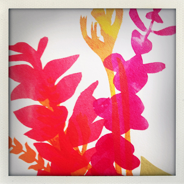 Nature/Nurture folio: detail of Lauren Simeoni's print