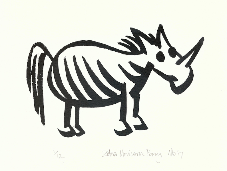 Simone Tippett 17 Zebra Unicorn Pony, screenprint LR.jpg