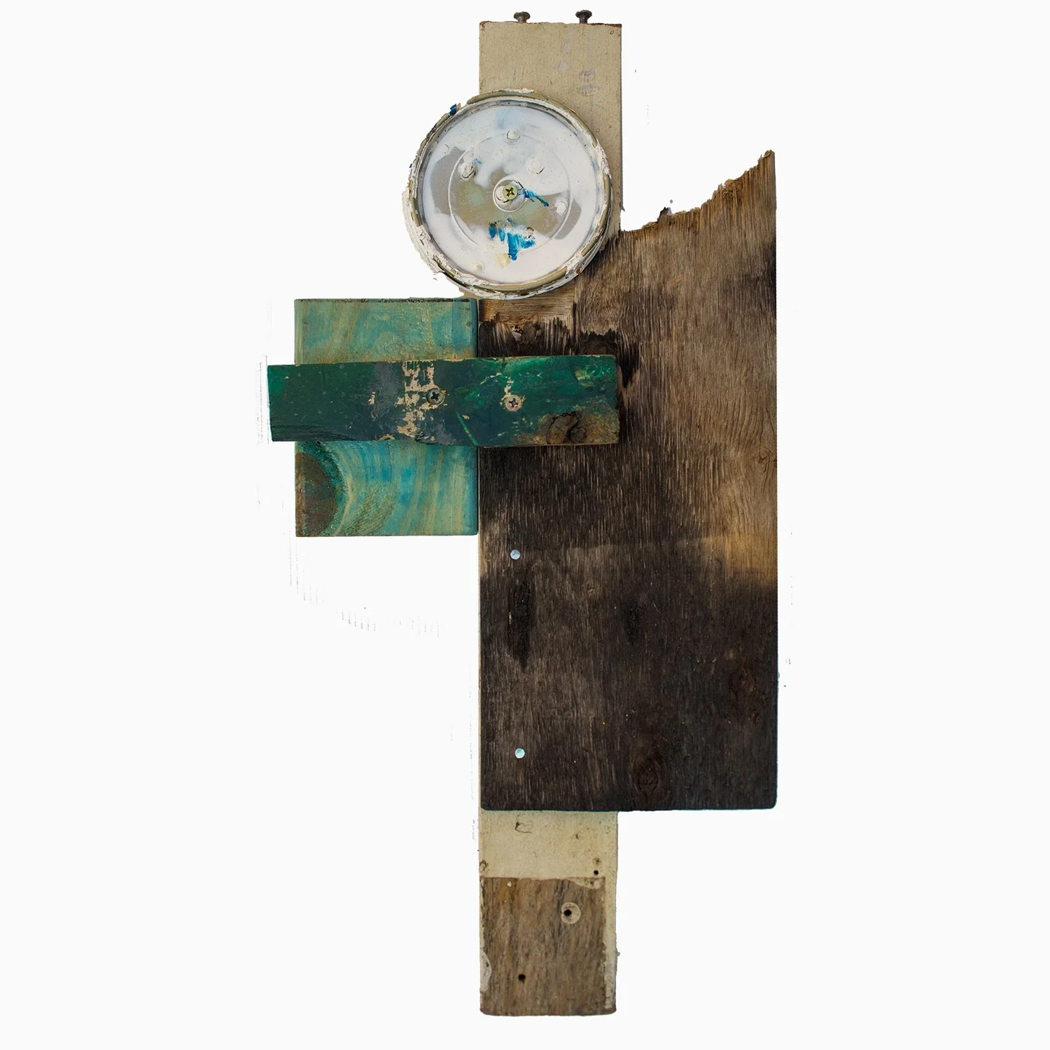 Abstract sculpture for the Ephemeral series —textured, colour and spontaneous artwork.