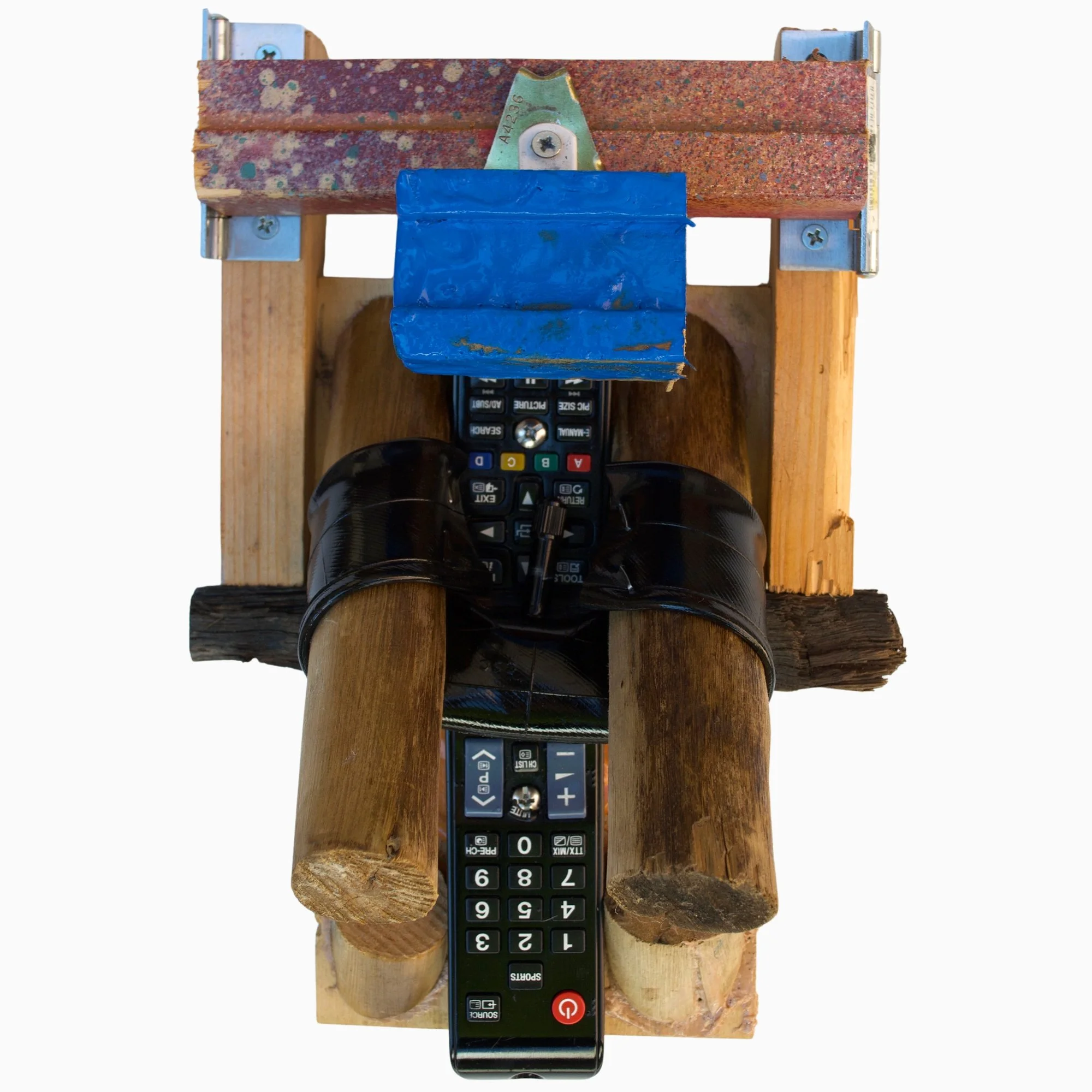 Small mixed media artwork by acclaimed Fremantle artist David Spencer. Bold colour, raw texture, deep emotion. Available to collect.