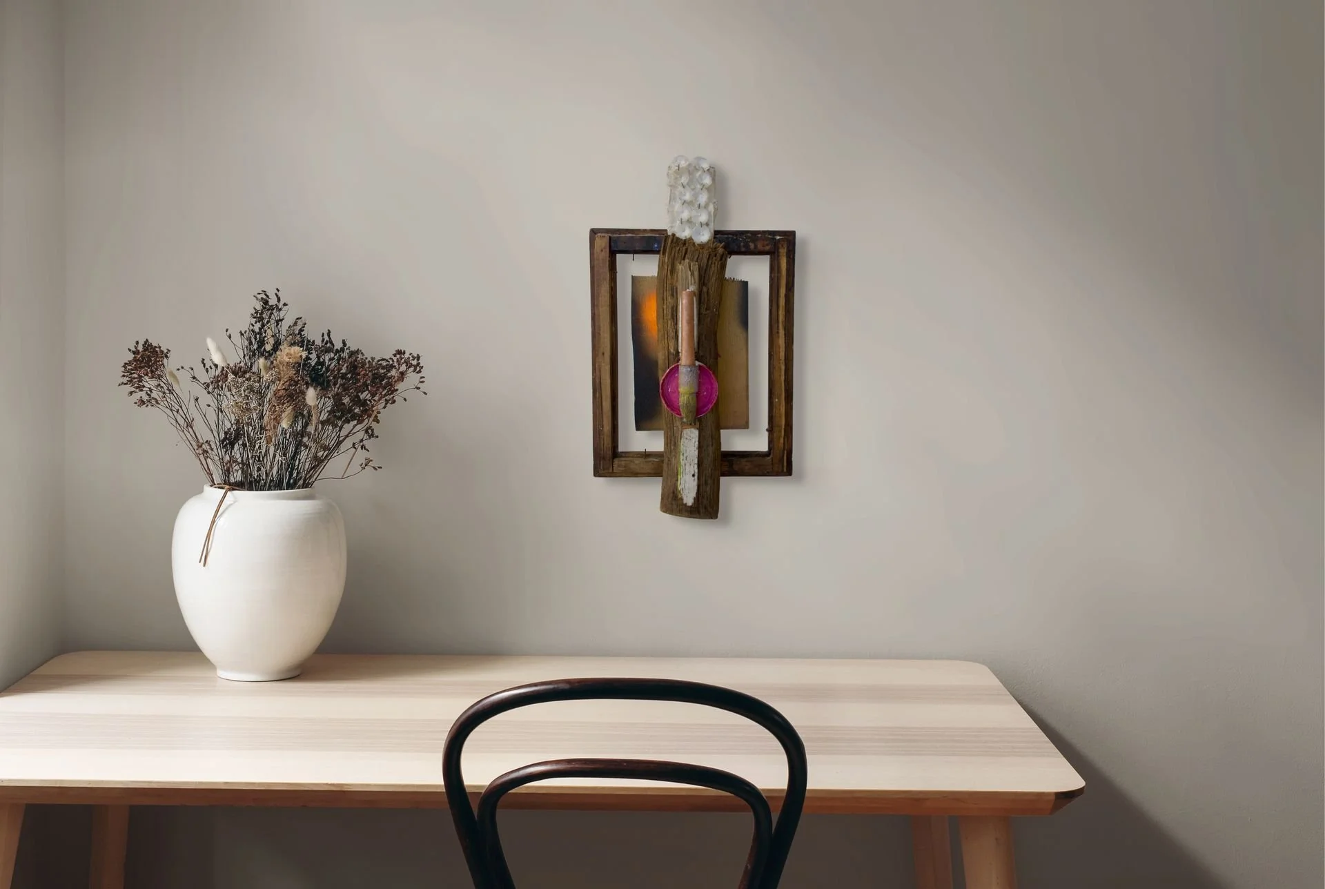 Abstract sculpture for the Ephemeral collection - textured, colour and spontaneous artwork.