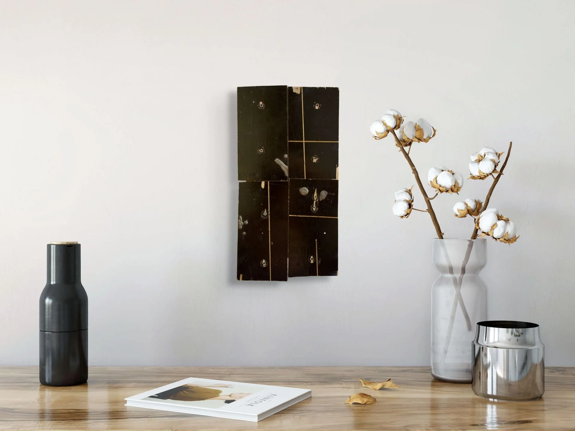 Abstract sculpture for the Ephemeral collection - textured, colour and spontaneous artwork.