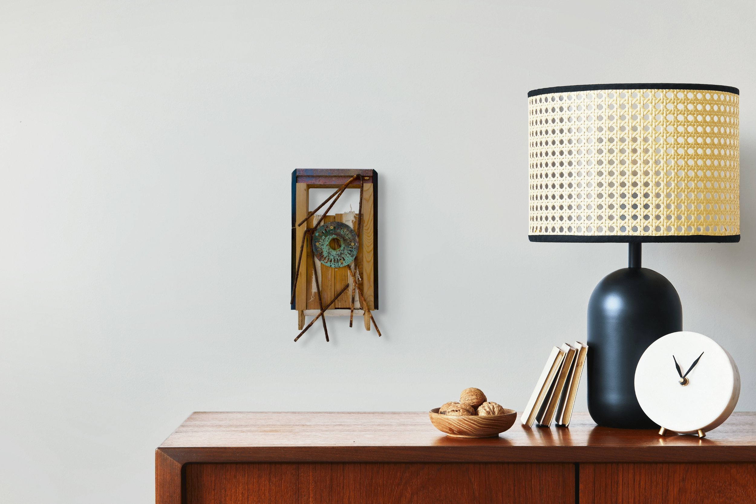 Abstract sculpture for the Ephemeral collection - textured, colour and spontaneous artwork.